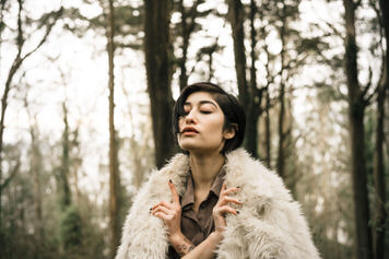 Mount Davidson portrait of Adrianna Reloba Benzakour by portrait photographer Jaclyn Le