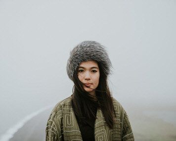 Fog head shot of Veronica Tran by Bay Area photographer Jaclyn Le