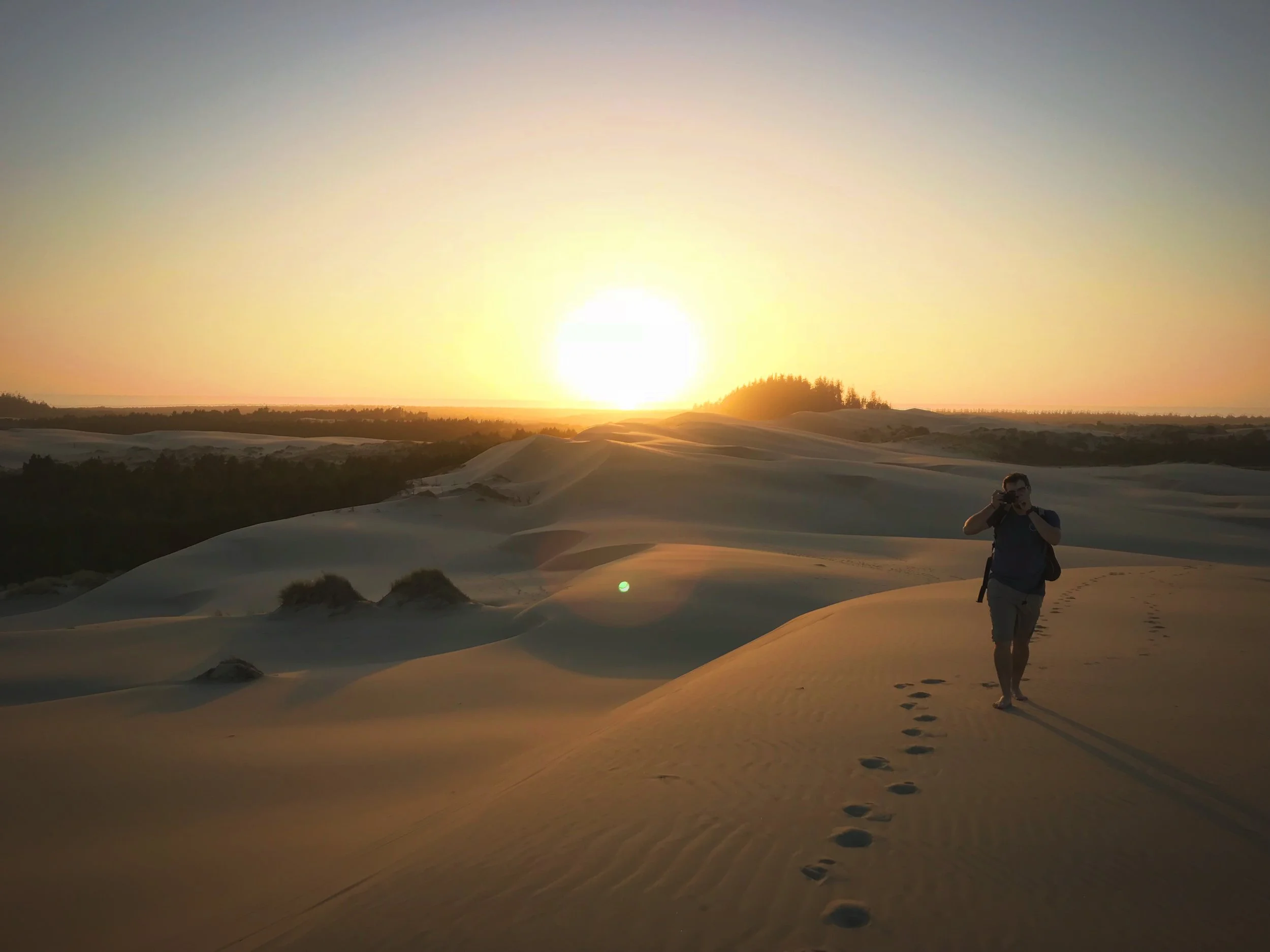 As the sun started to set Ian was in photographer’s heaven!