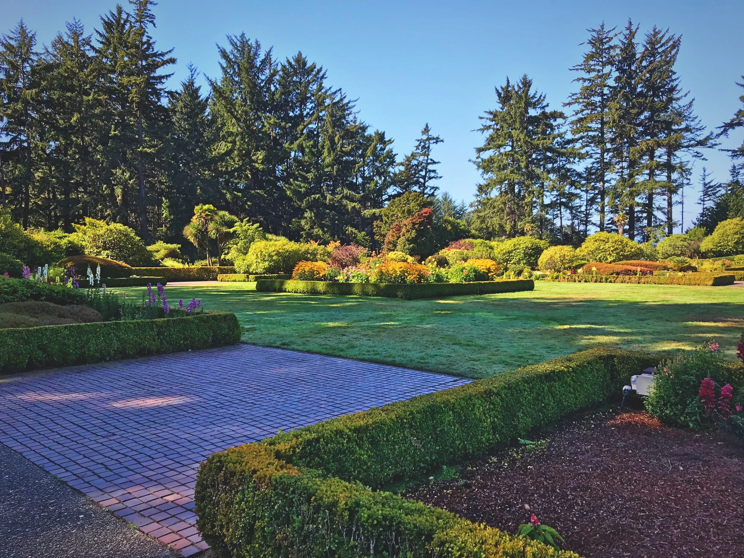 Spend a morning exploring the grounds at Shore Acres State Park on the Oregon Coast.