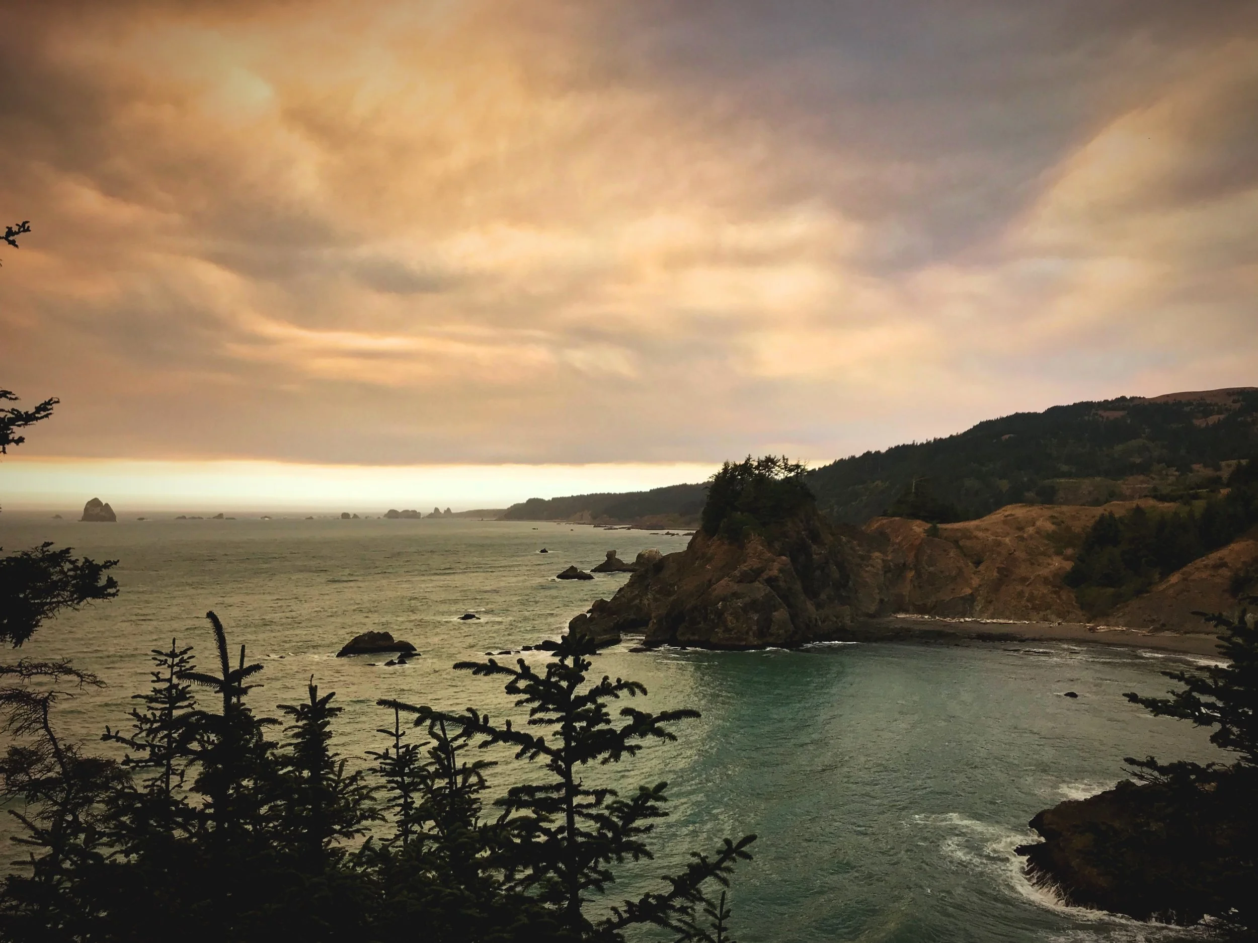 A view North from the Arch Rock lookout trail.