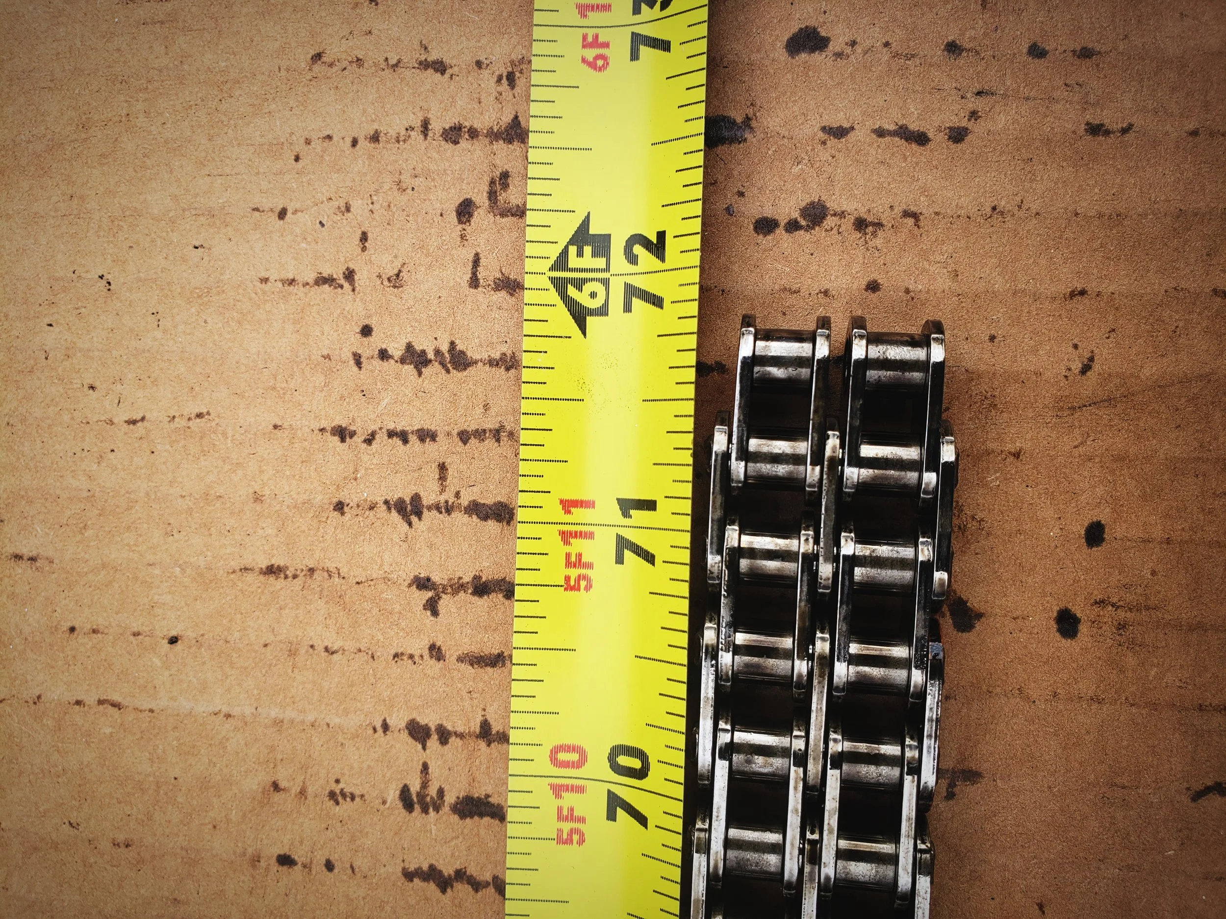 Our old timing chain was over 5/16” longer that the new timing chain. That’s a decent amount of wear/stretch, so we are glad that we replaced the timing chain when we did.