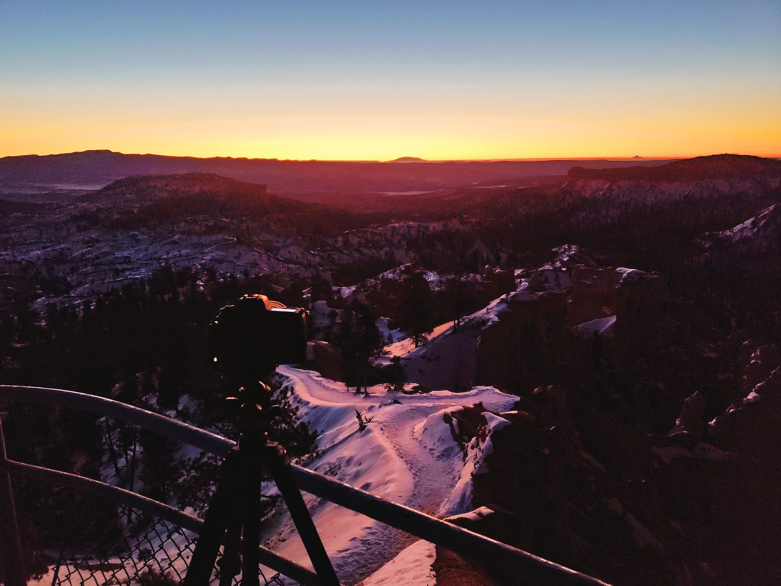 We really enjoy the time before sunrise as much as we like the actual sunrise.
