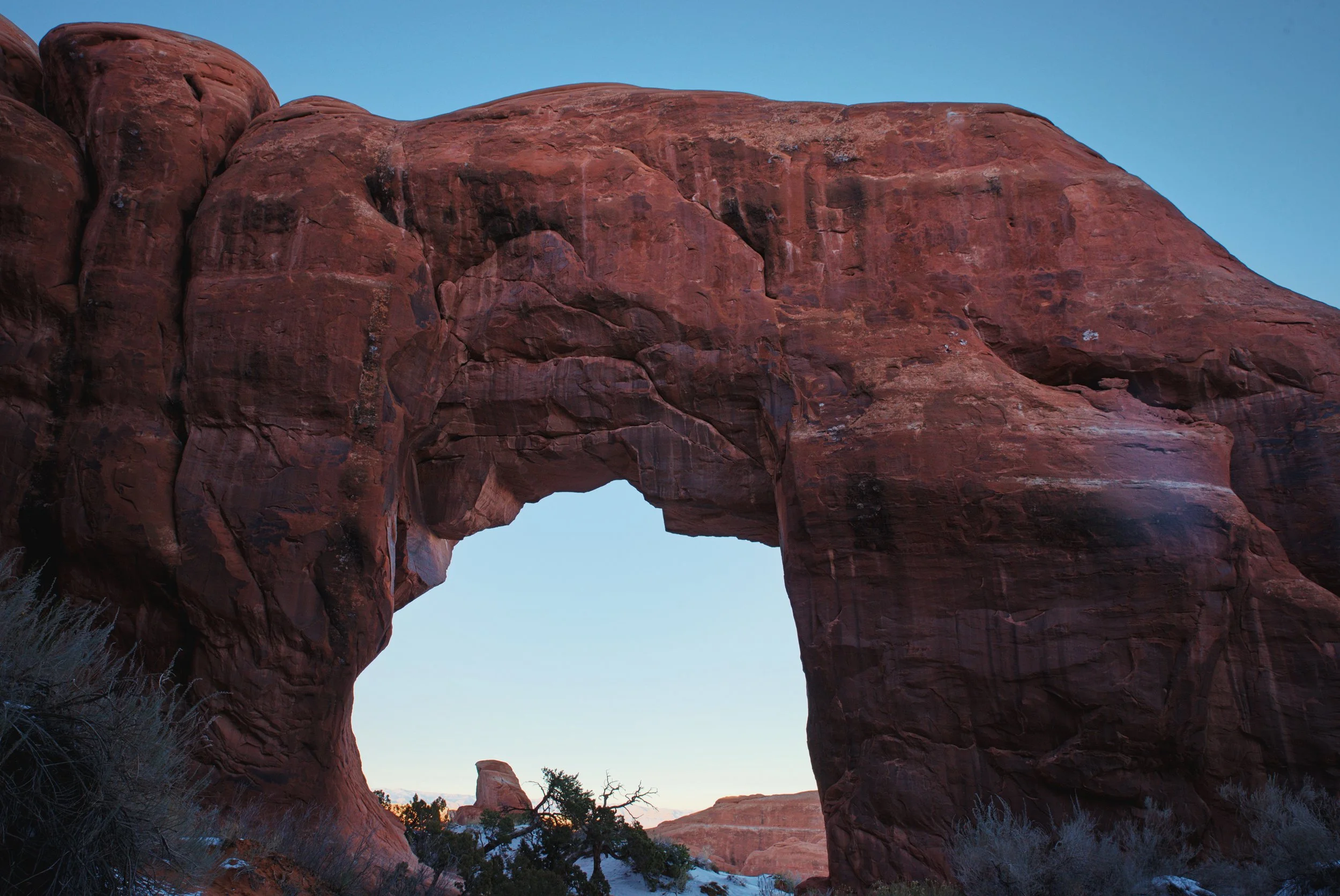 Pine Tree Arch is not the most dramatic arch in Arches.