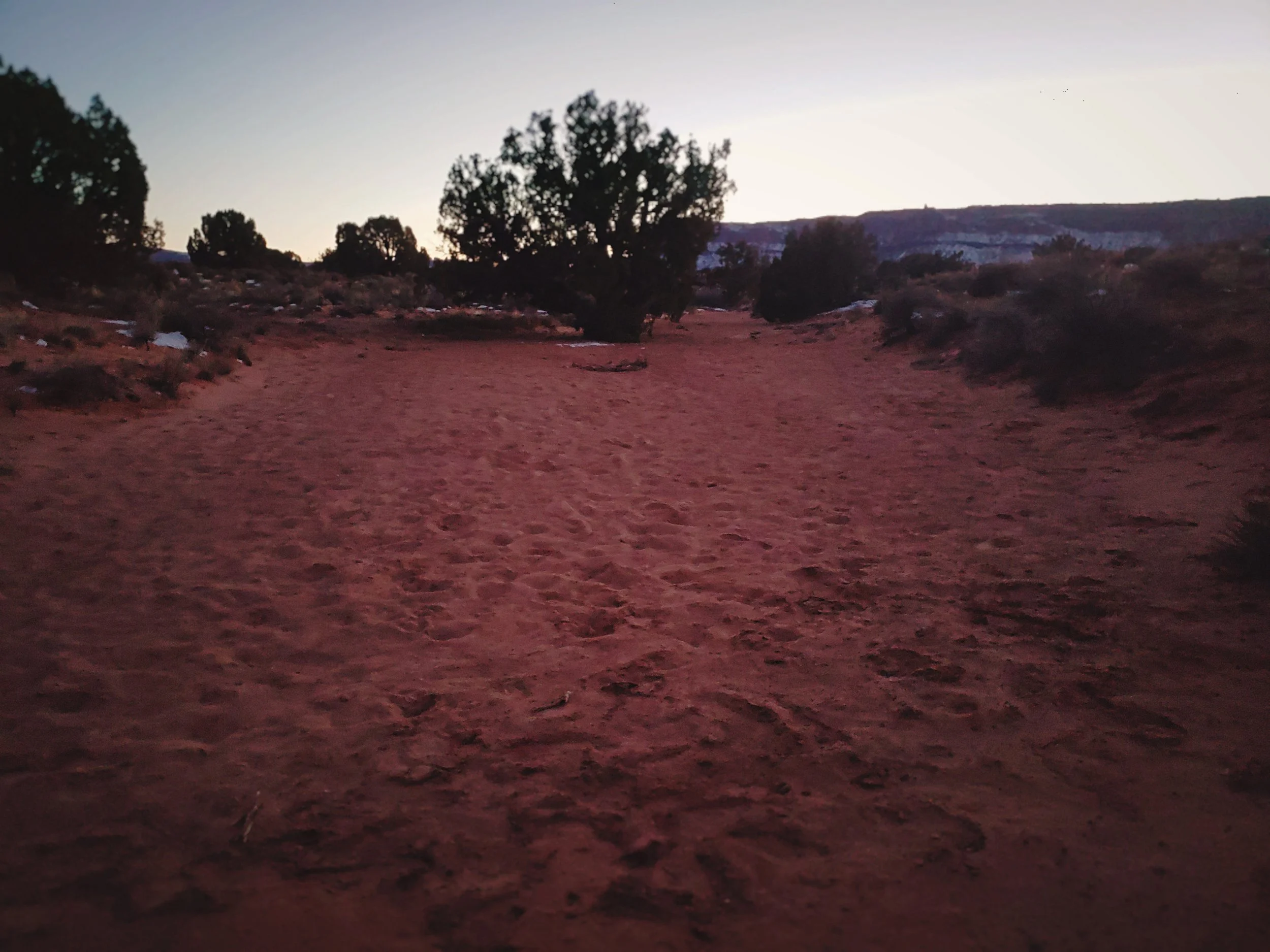 There are areas of loose open sand so be careful not to drive into any of these patches.