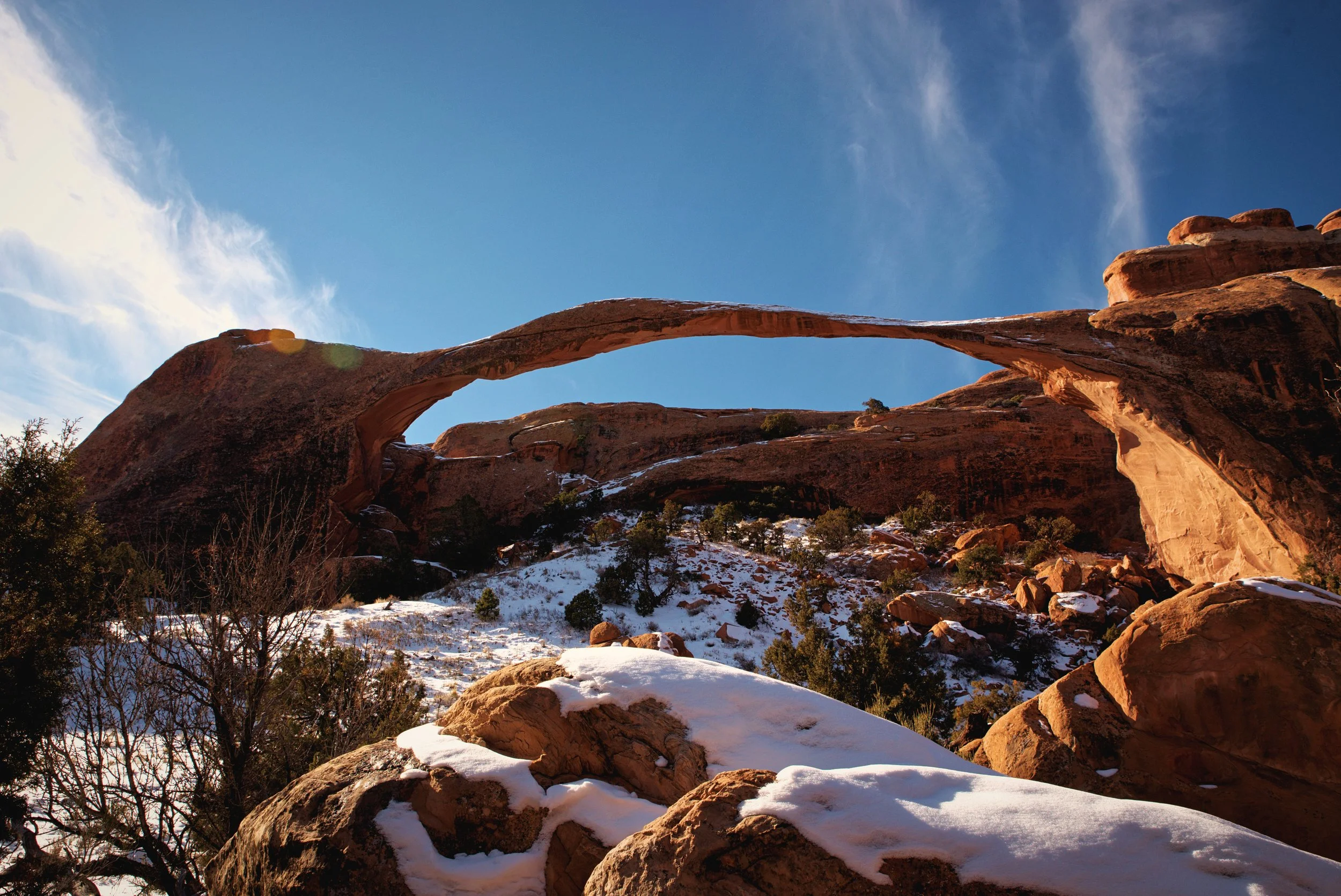 Landscape Arch is the longest arch in North America.