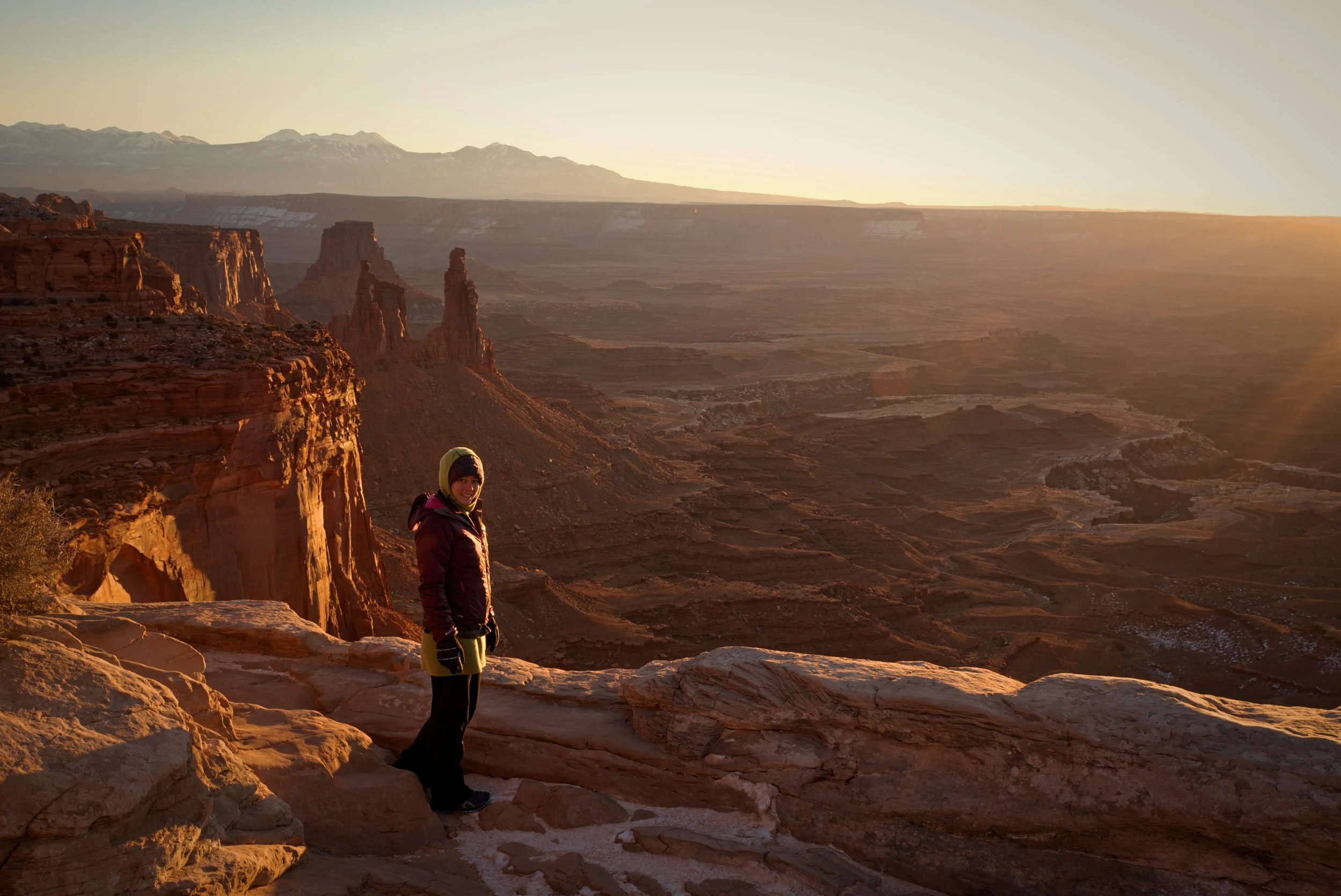 The shadows on the rock of Buck Canyon at dawn are beautiful.