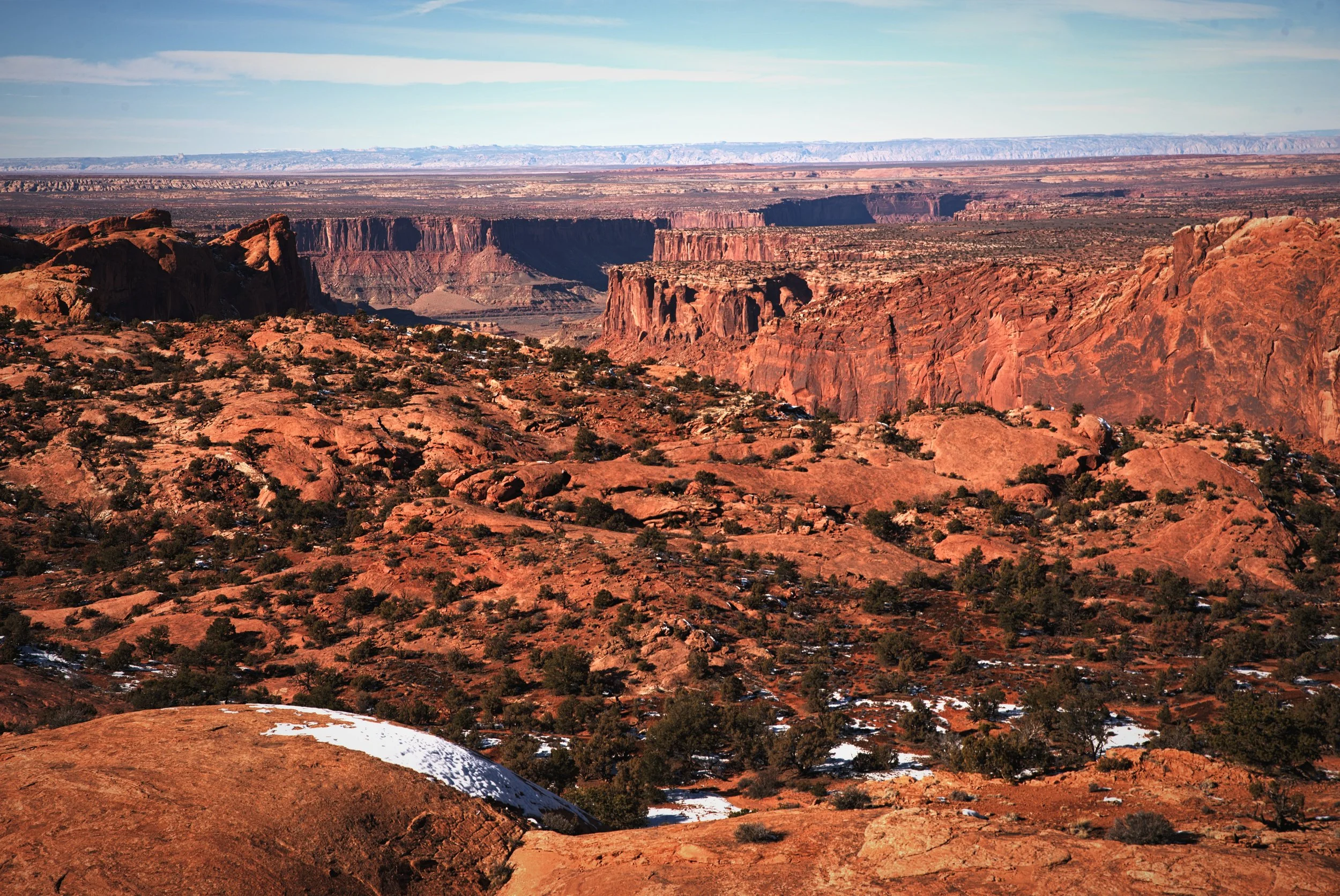 The view from the top of Whale Rock in Canyonlands National Park is incredible!