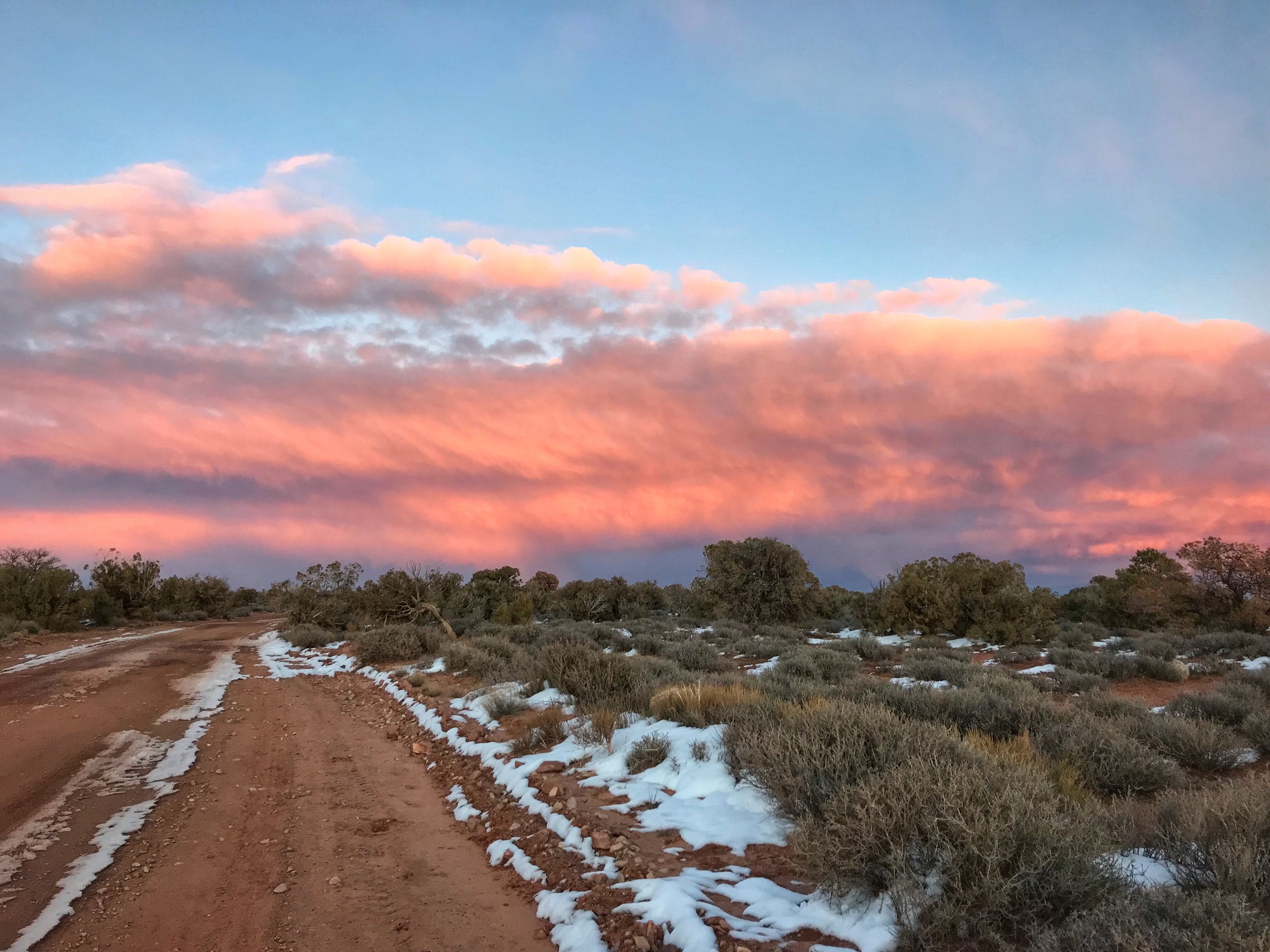 We saw the most incredible sunset from Horsethief Trail right outside Canyonlands.
