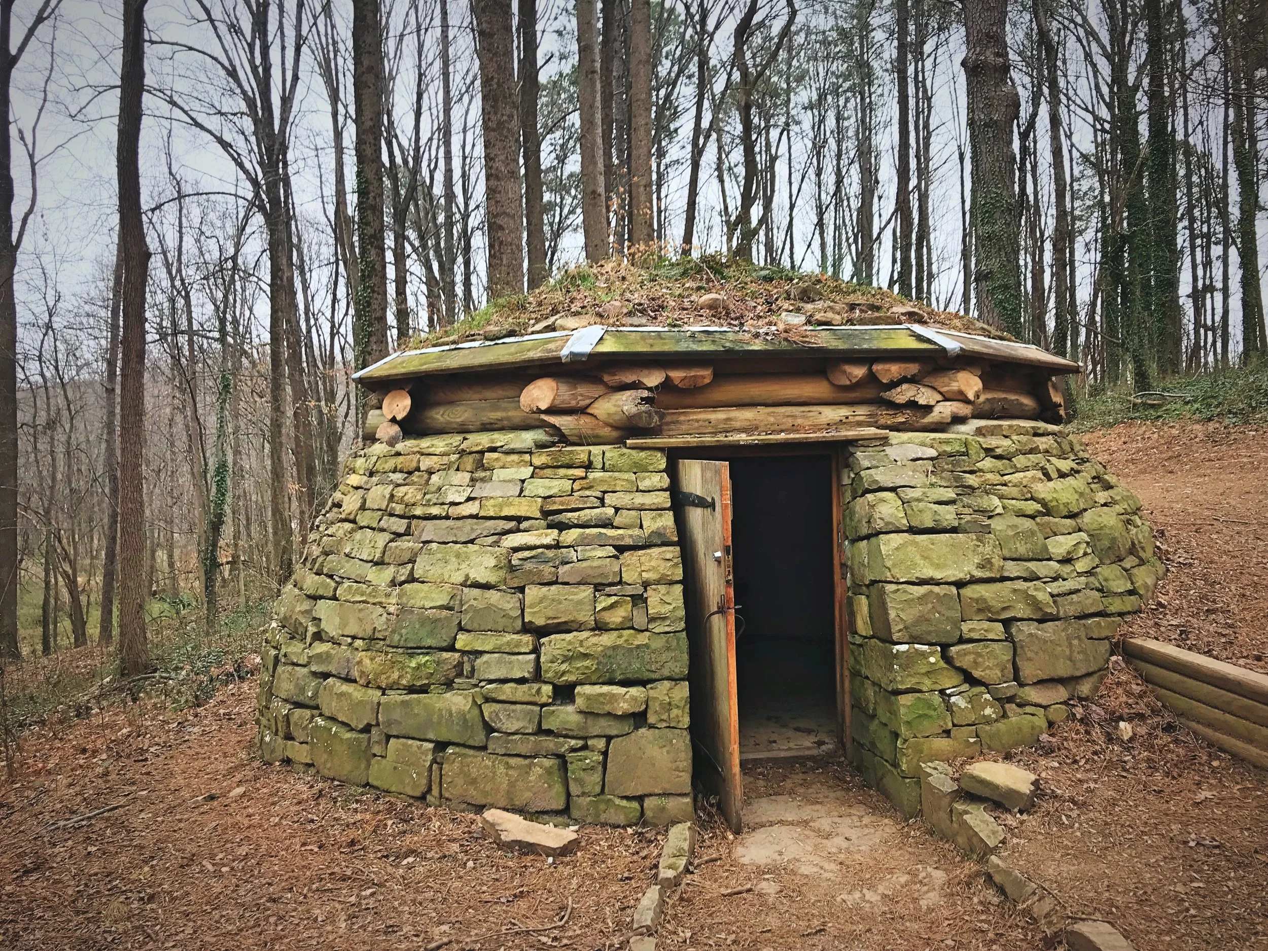 This cute little hobbit hole has a secret. It’s actually a giant pinhole camera.