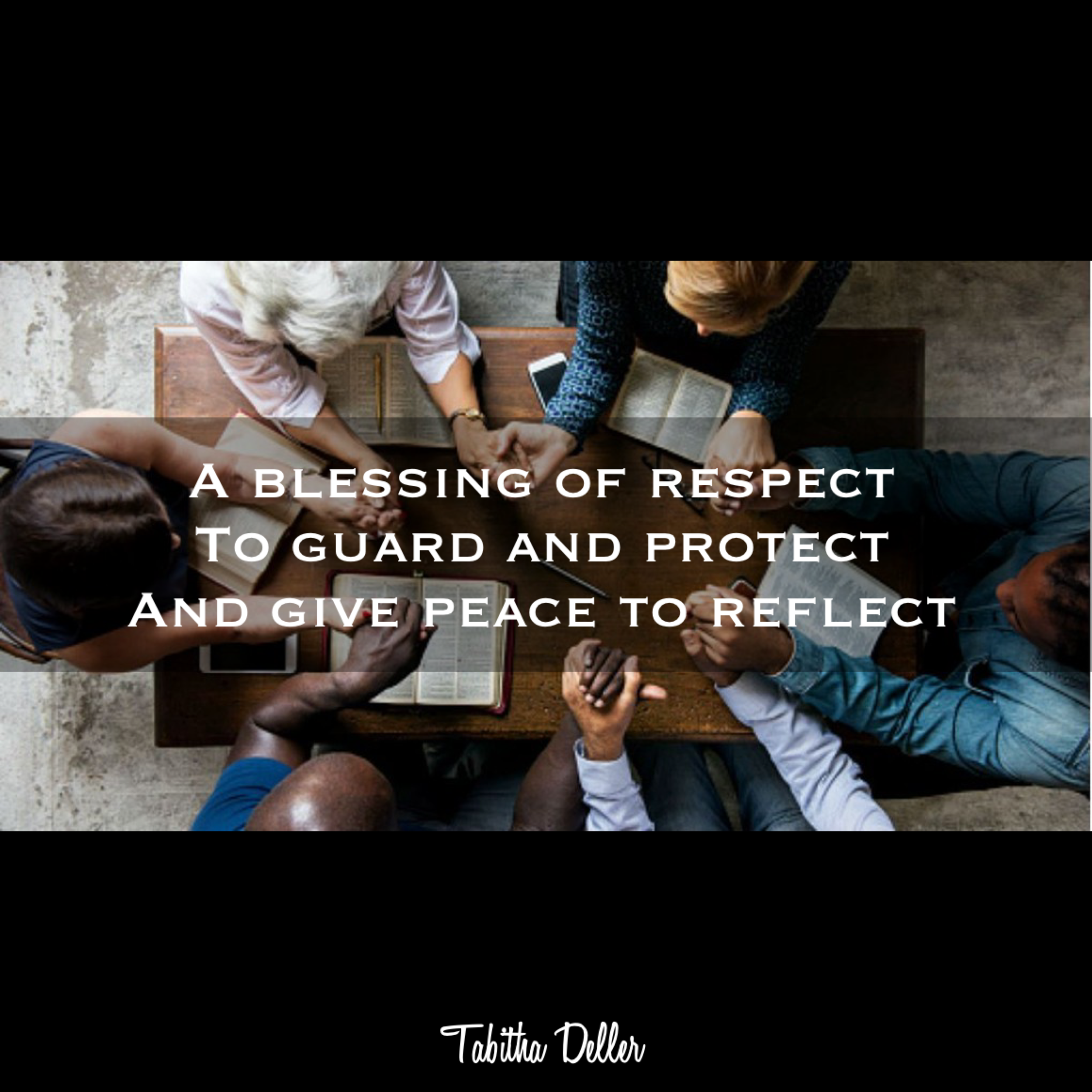 Aaronic Blessing — a blessing of respect, to guard and protect, and give peace to reflect...