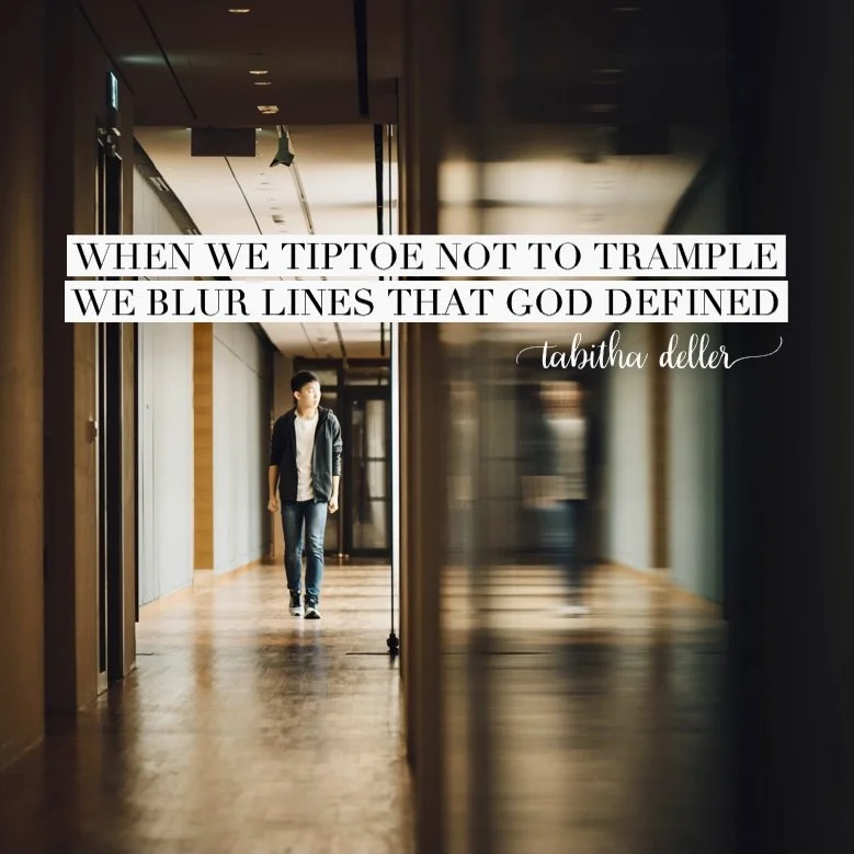 When We Tiptoe not to Trample, We Blur Lines that God Defined