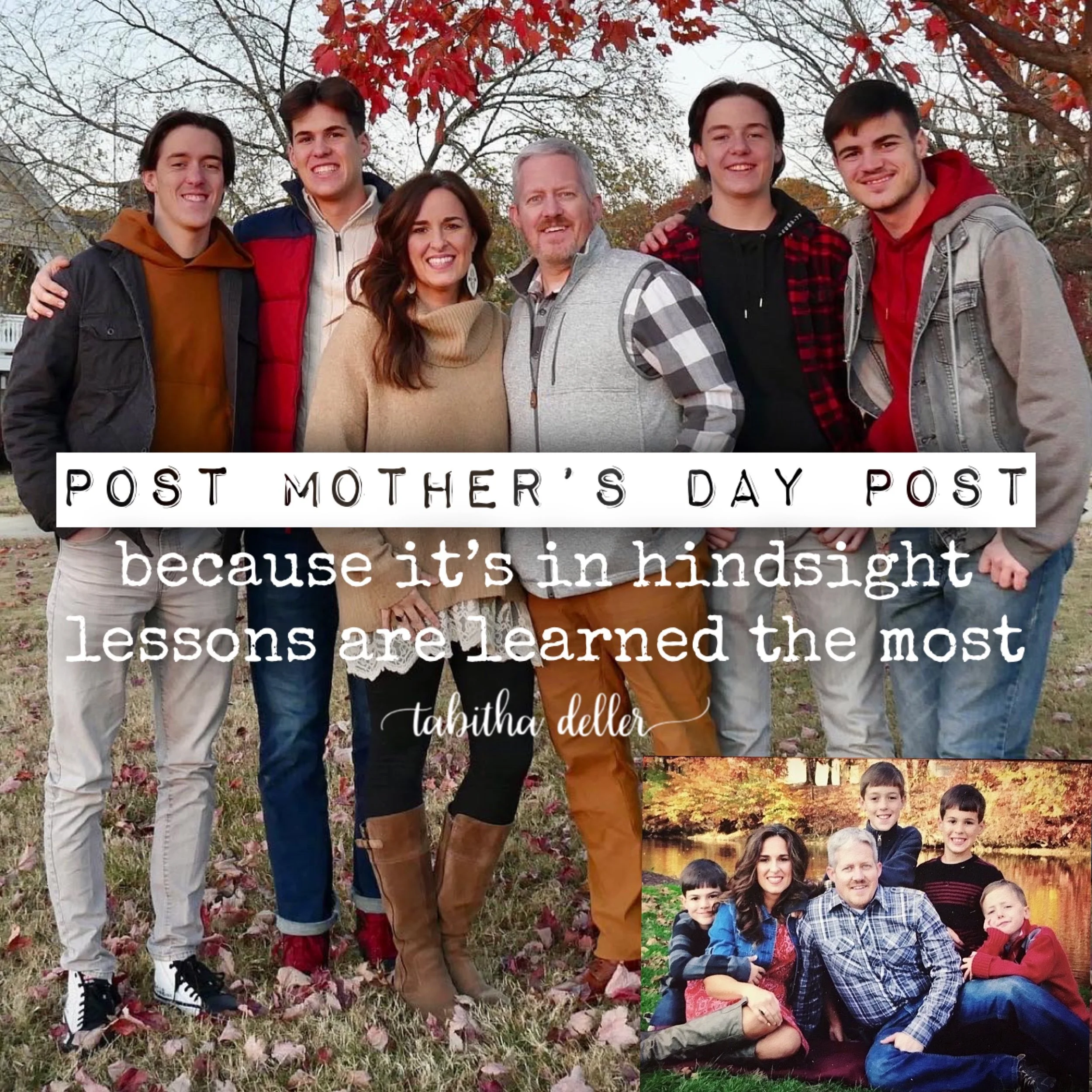 Post Mother’s Day Post (because it’s in hindsight lessons are learned the most)