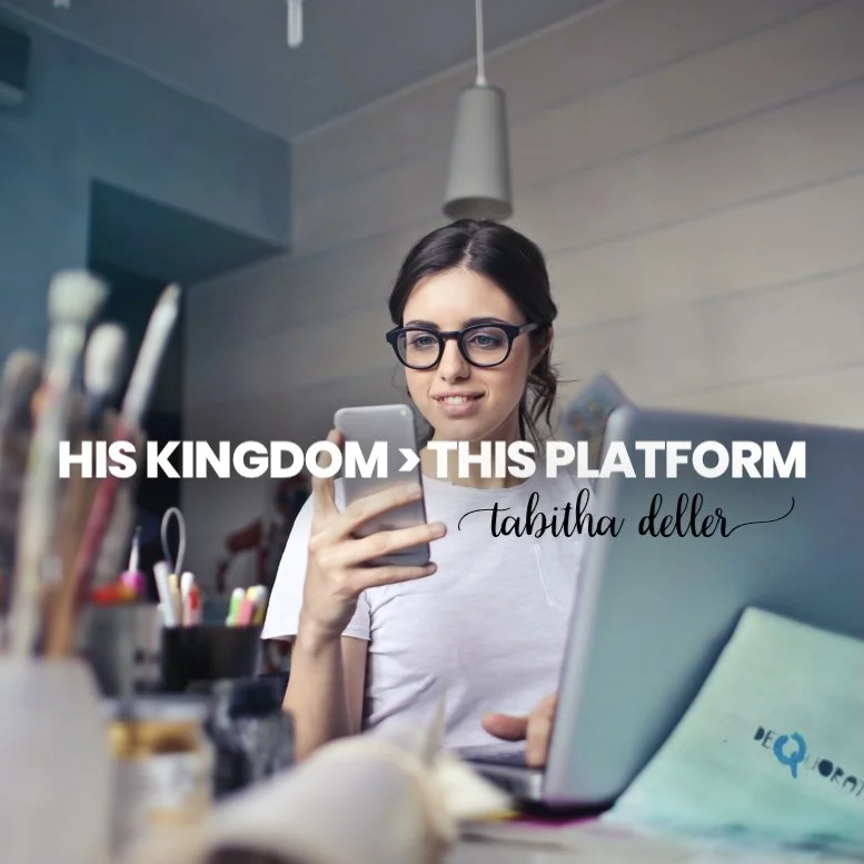 His Kingdom > This Platform. Care more about Hearts than Likes. Stop Playing Games. Start Loving People.