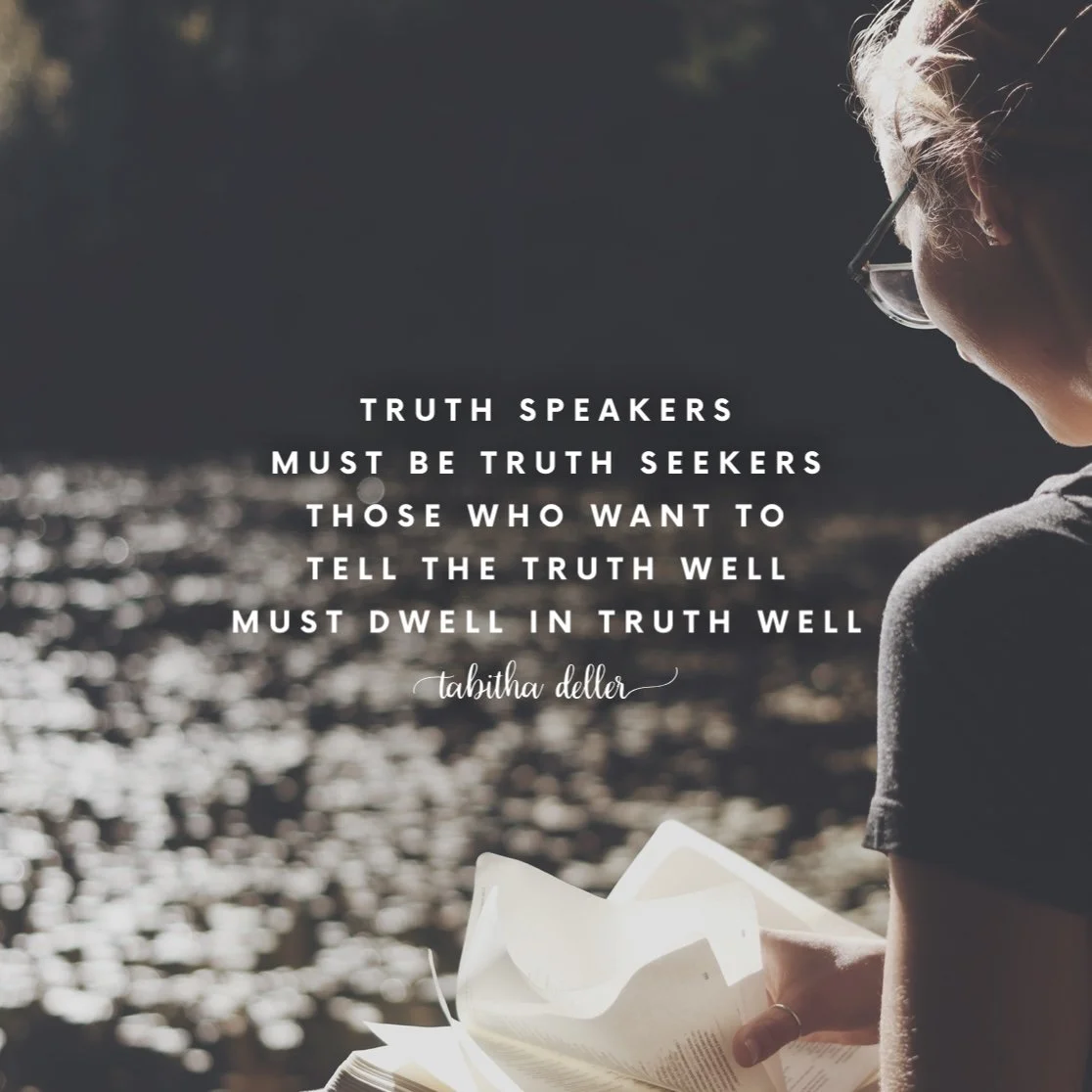 Seek Truth then Speak Truth