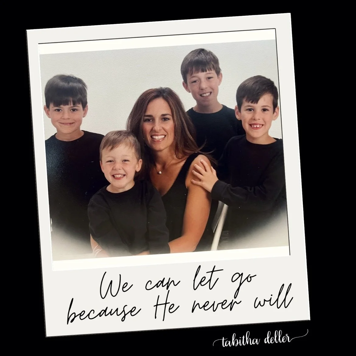 We Can Let Go Because He Never Will