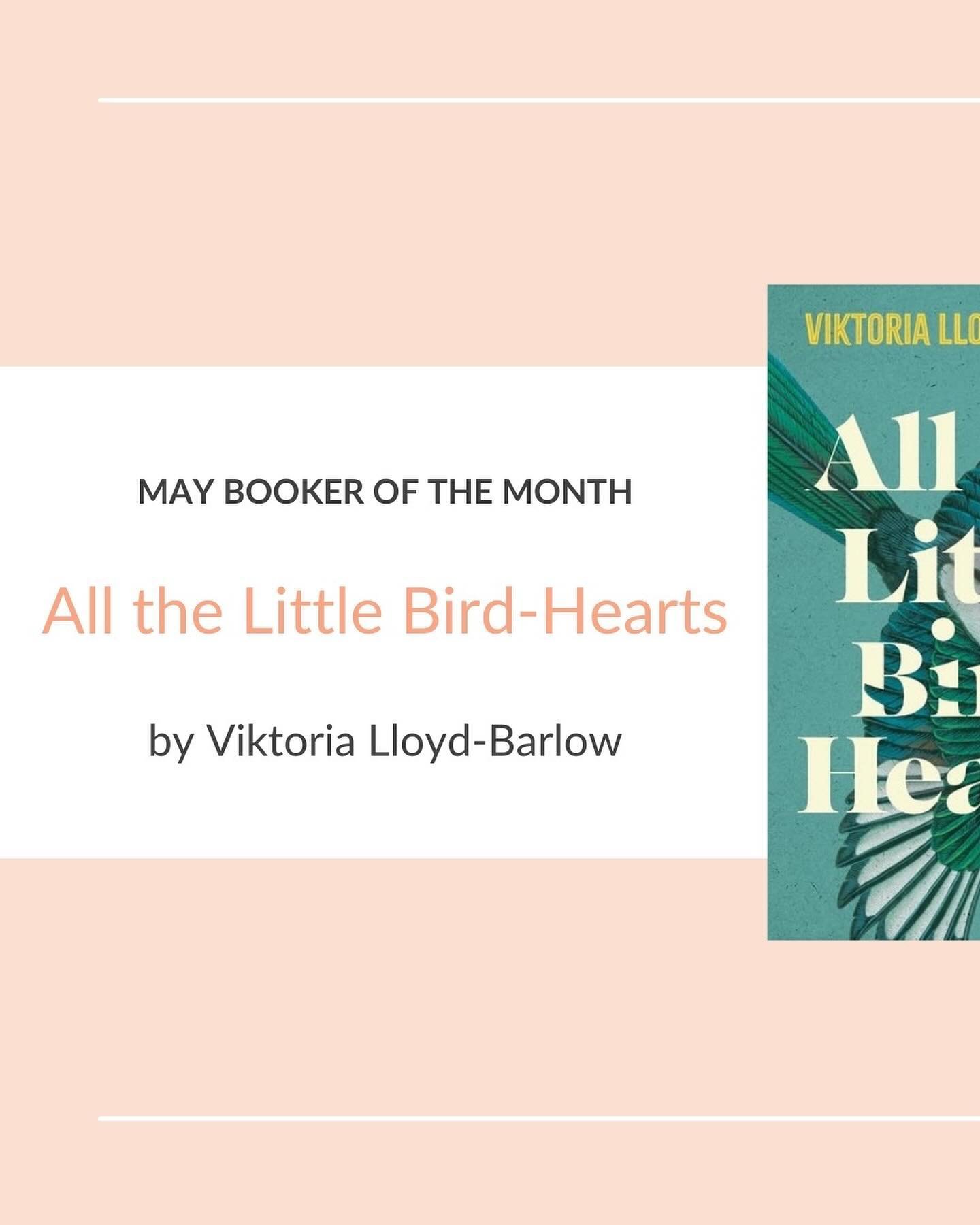 May Day, May Day, it&rsquo;s time for our next #BookerOfTheMonth! 🎉
⠀⠀⠀⠀⠀⠀⠀⠀⠀
May&rsquo;s book club pick from the Booker Prize longlist is All the Little Bird-Hearts by Viktoria Lloyd-Barlow. Swipe for the synopsis. I&rsquo;m eager to read this one 