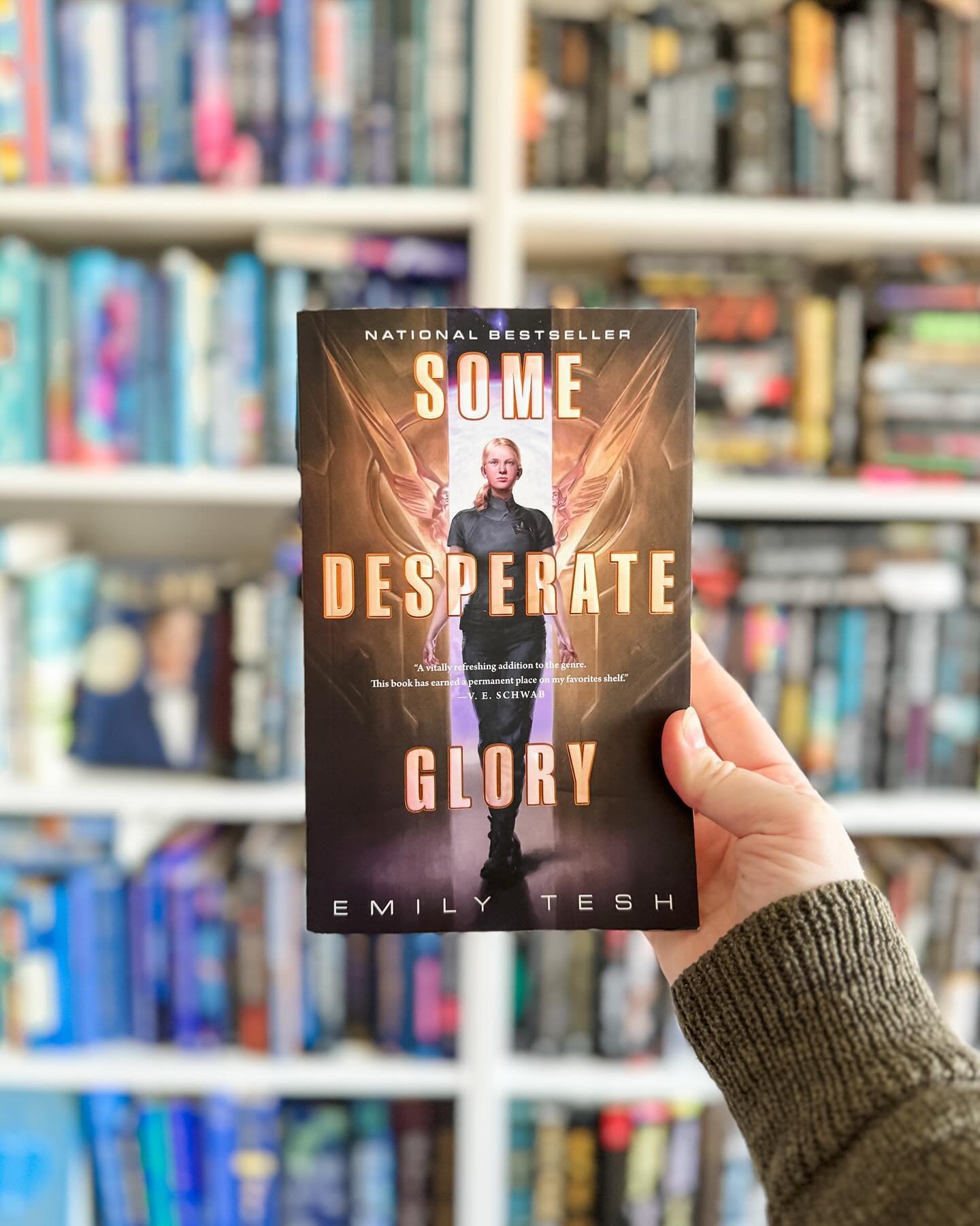 Honestly, I can&rsquo;t believe Some Desperate Glory wasn&rsquo;t on my radar until it was nominated for the Hugo, especially with such blurb power (VE Schwab, Tamsyn Muir, Alix Harrow, Shelley Parker-Chan, John Scalzi, and more). But wow am I glad i