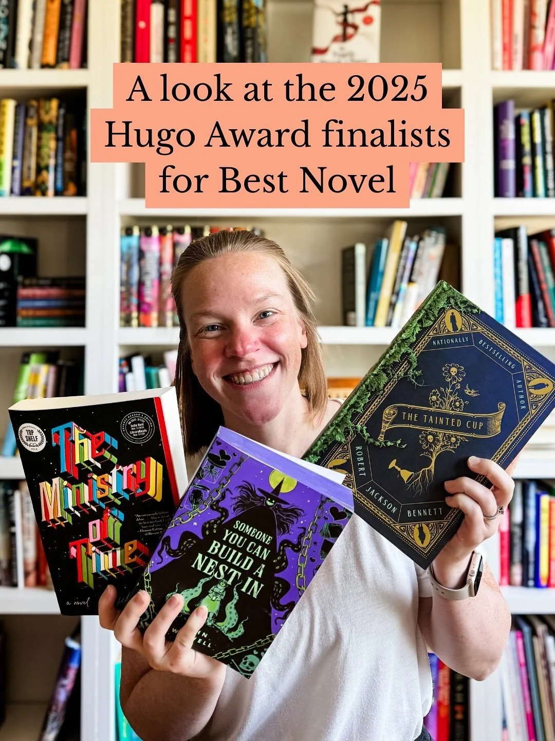 HAPPY HUGO DAY!

As always, I read all six of this year&rsquo;s finalists for the Hugo Award for Best Novel. The Hugos are the most prestigious SFF awards and are chosen by fan vote &mdash; and the ceremony is TONIGHT!

You can head to my Substack to