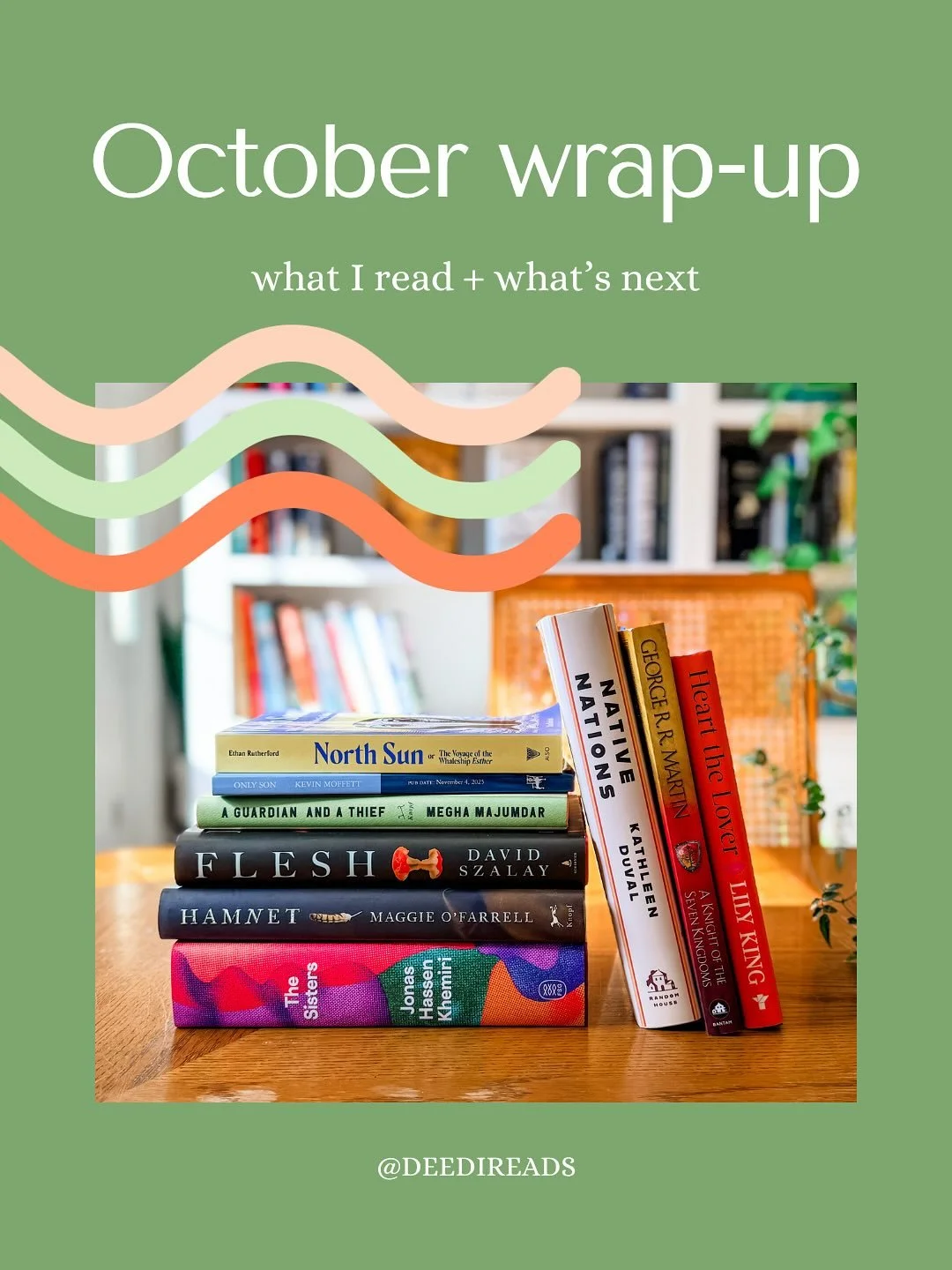 Better late than never, right? (Thank you to the tagged publishers for the gifted copies!)

Trying something a little different for this month&rsquo;s wrap-up &mdash; let me know what you think 🤓