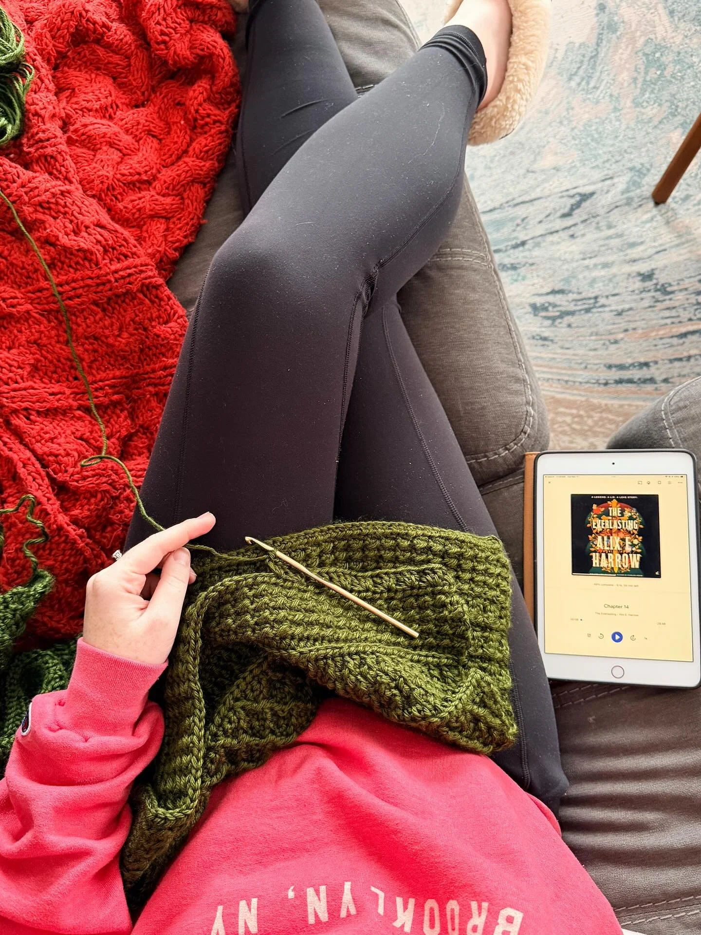 This and work is closed but daycare is open and it&rsquo;s snowing snowing snowing outside 😌

Yes, I&rsquo;m reading this book for the second time this year. Yes, it&rsquo;s that good. Happy (but unsurprised) to report that the audio edition is exce