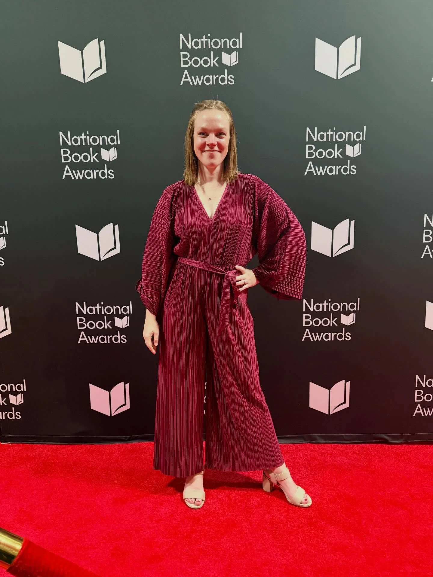WHAT A NIGHT!

The @nationalbookfoundation after party is my annual event to wear heels and stay up past midnight and it NEVER disappoints!!

It was a blast hanging out with all these tagged friends and celebrating the two winners I&rsquo;d read (and