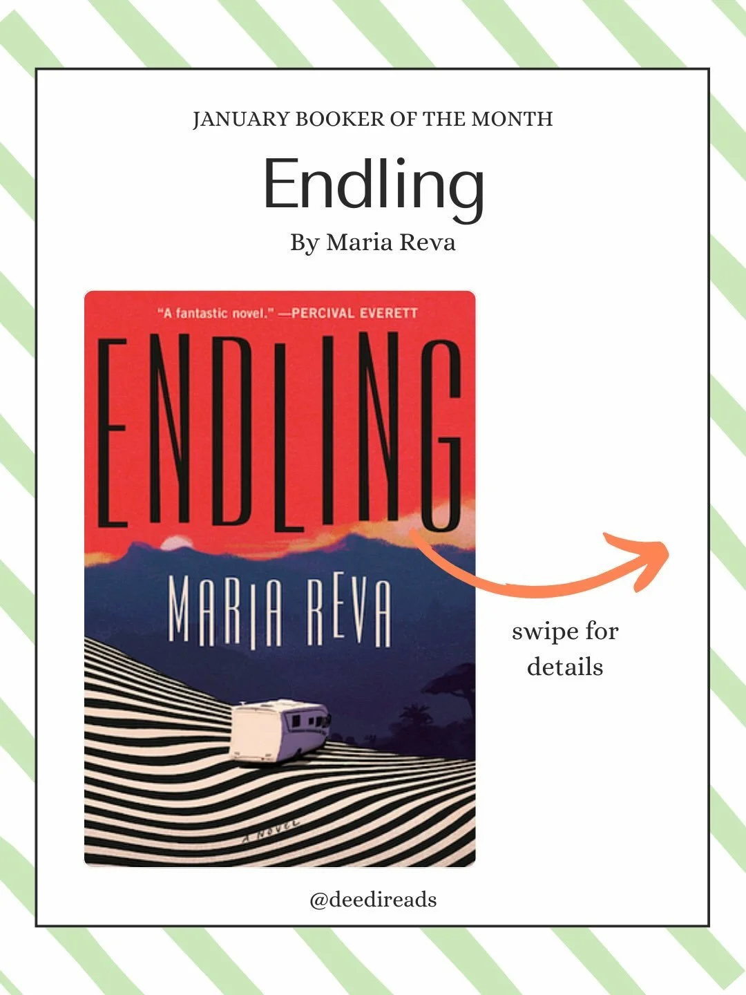 🐌 JANUARY BOOKER OF THE MONTH 🐌
⠀⠀⠀⠀⠀⠀⠀⠀⠀
Happy January, book fam! This month&rsquo;s #BookerOfTheMonth selection is ENDLING by Maria Reva, and I am SO excited. A lot of people who read this during peak Booker season loved it, and it sounds right u