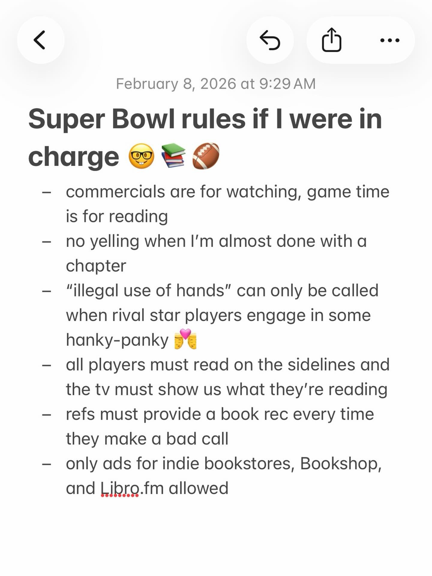 Happy Superb Owl Sunday to all my bookish friends who celebrate 😉