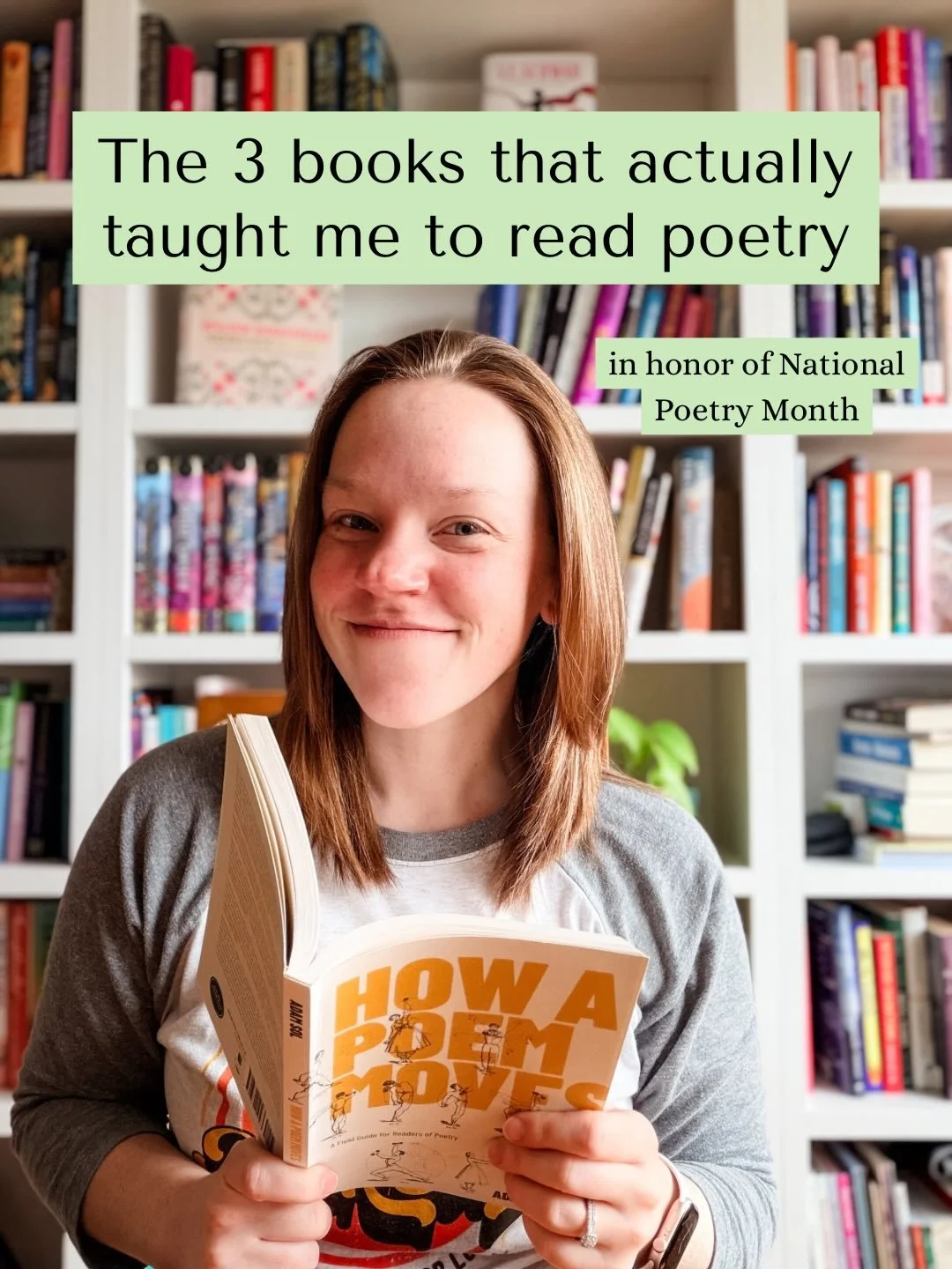 Happy National Poetry Month! Every year I like to shout about these three books from the rooftop because they really transformed my relationship with poetry, helping me feel more confident when reading it and appreciate it all the more. Swipe for som