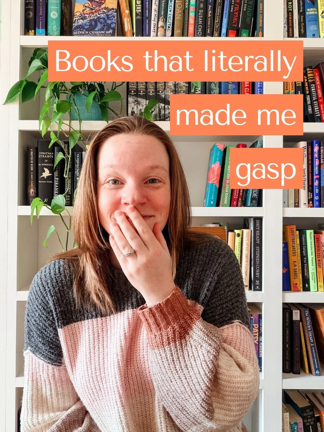 😱😱😱
⠀⠀⠀⠀⠀⠀⠀⠀⠀
If you&rsquo;ve been here a while, you know that one of the three words I use to choose what I read is emotion. Well, one of the best emotional highs I like to chase is the kind that makes me gasp. You know that feeling when you&rsqu