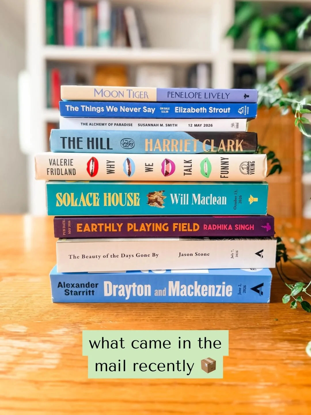 Bookmail!! Thank you to the tagged publishers for these gifted copies, you are so good to me 🙏🏼

I&rsquo;m listening to an early audio copy of the new Elizabeth Strout now and it&rsquo;s so good! Very emotional. I already cried only 30% in. Can&rsq