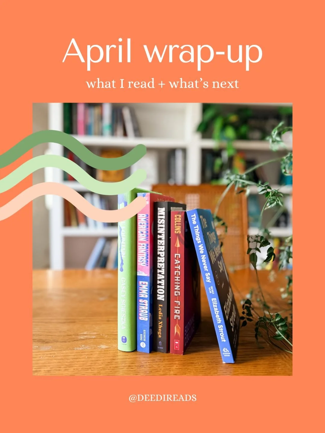 April wrap-up and May TBR time! (Thanks to all the tagged publishers for gifted copies 🙏🏼)

Happy Star Wars Day &mdash; May the 4th be with you! Punny greetings aside, I&rsquo;m so glad today is here, because I have officially made it through the l