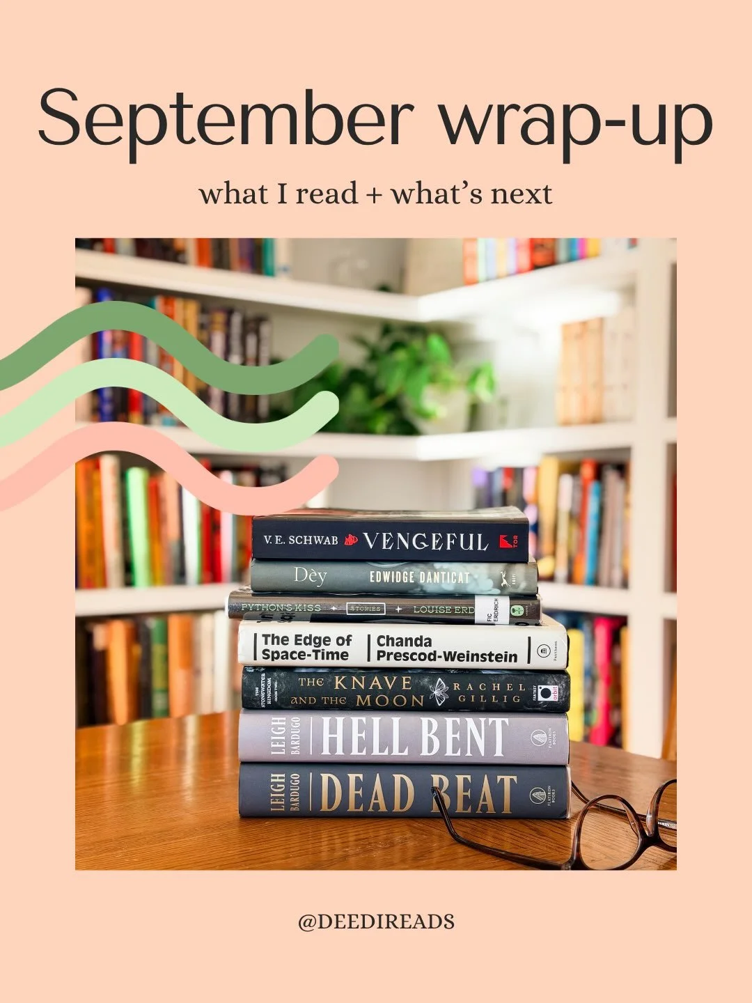 A slightly belated wrap-up and TBR for you! (tysm to the tagged publishers for gifted copies 🙏🏼)

Happy October, greatest of the -ber months. Mine is off to a chaotic start, but I also have lots of great plans ahead. Not to mention great books!! I&