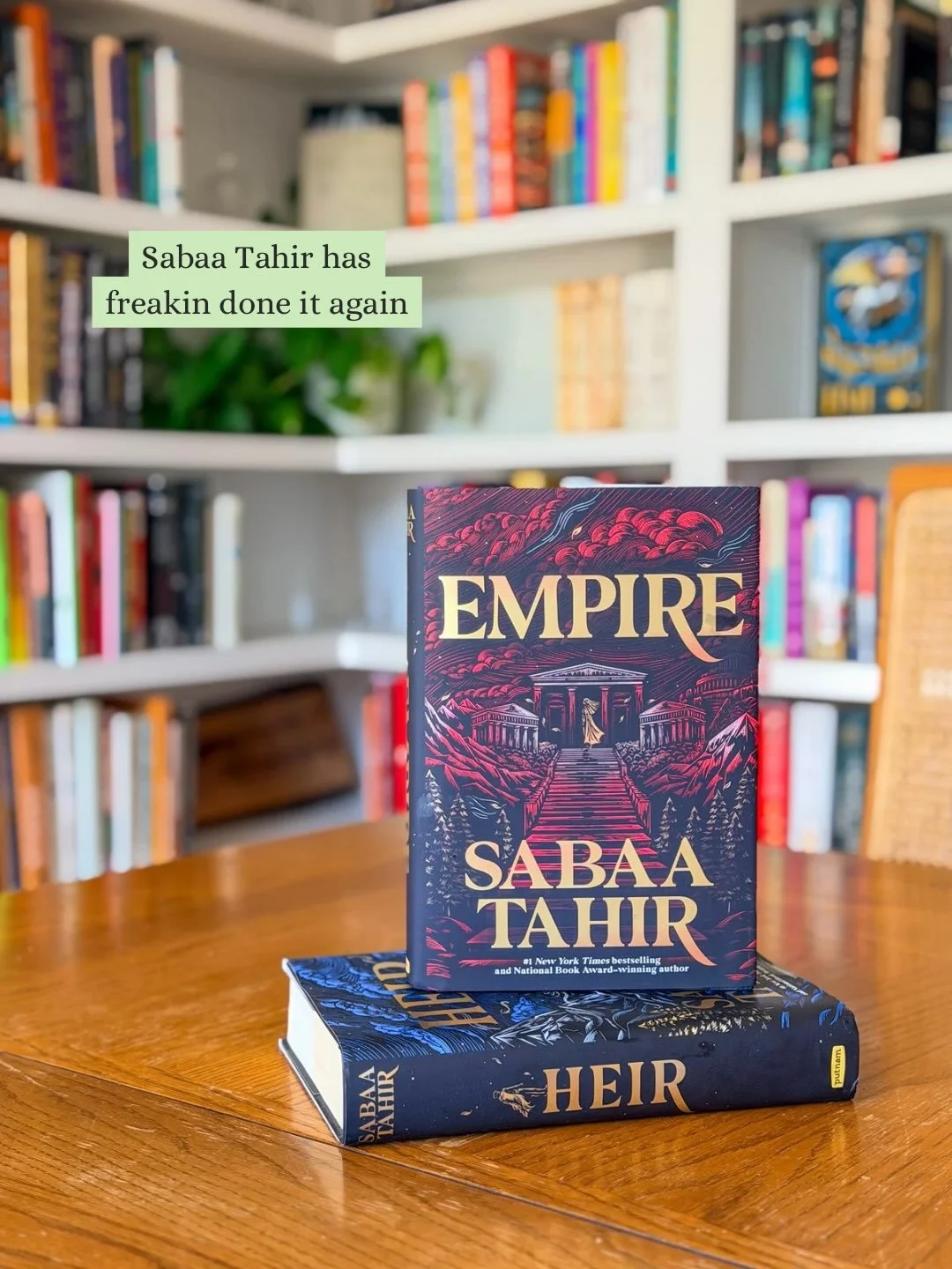 Those of you who&rsquo;ve been around a while know that the Ember in the Ashes quartet by @sabaatahir is my favorite fantasy series of all time. Yes, I know that&rsquo;s a bold statement. And yes, I stand ten toes down behind it.

Absolutely delighte