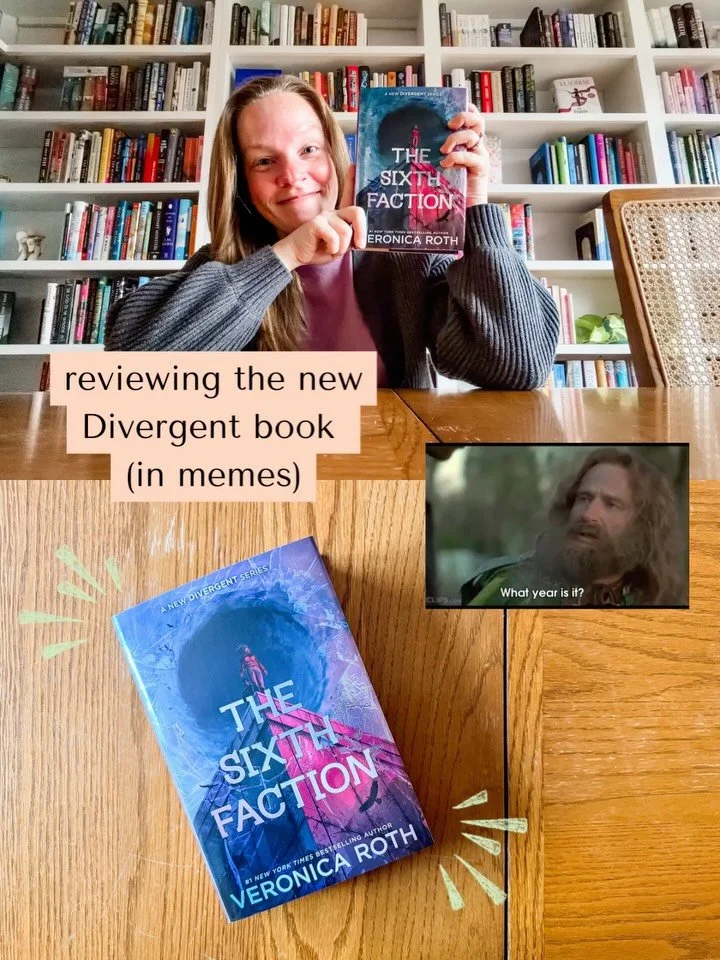 Y&rsquo;all. This glow-up is INSANE. I beg you to jump headfirst off the John Hancock Building and let @veronicaroth show you what she&rsquo;s capable of 💥

I&rsquo;ve got a full written review of The Sixth Faction up on my blog/Storygraph if you wa