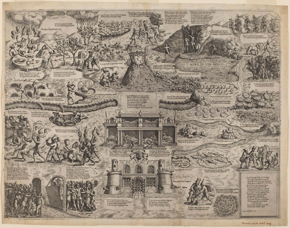 Nelli, Niccolò (c. 1530 - 1576 or 1585) “The Land of Cockaigne," 1564 © National Gallery of Art, Washington, DC.