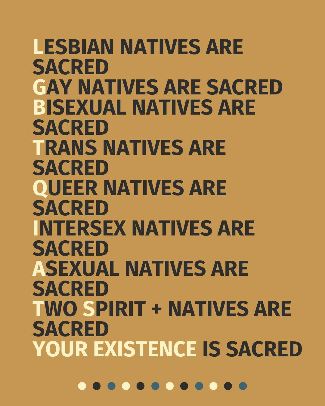 This Pride Month, we honor Two-Spirit and Indigenous LGBTQIA+ voices, recognizing the beautiful diversity of Indigenous queerness. 

We are dedicated to supporting the creation of safe, inclusive spaces where all Indigenous queers can feel seen, cele