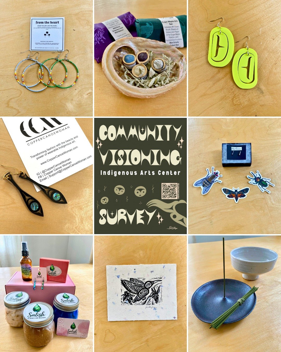 Reminder! You can help shape the future of yəhaw̓ Indigenous Creatives Collective! 

We're working towards creating an Indigenous Arts Center that blends creative sovereignty, land liberation, and community care. Imagine a space with studios, perform