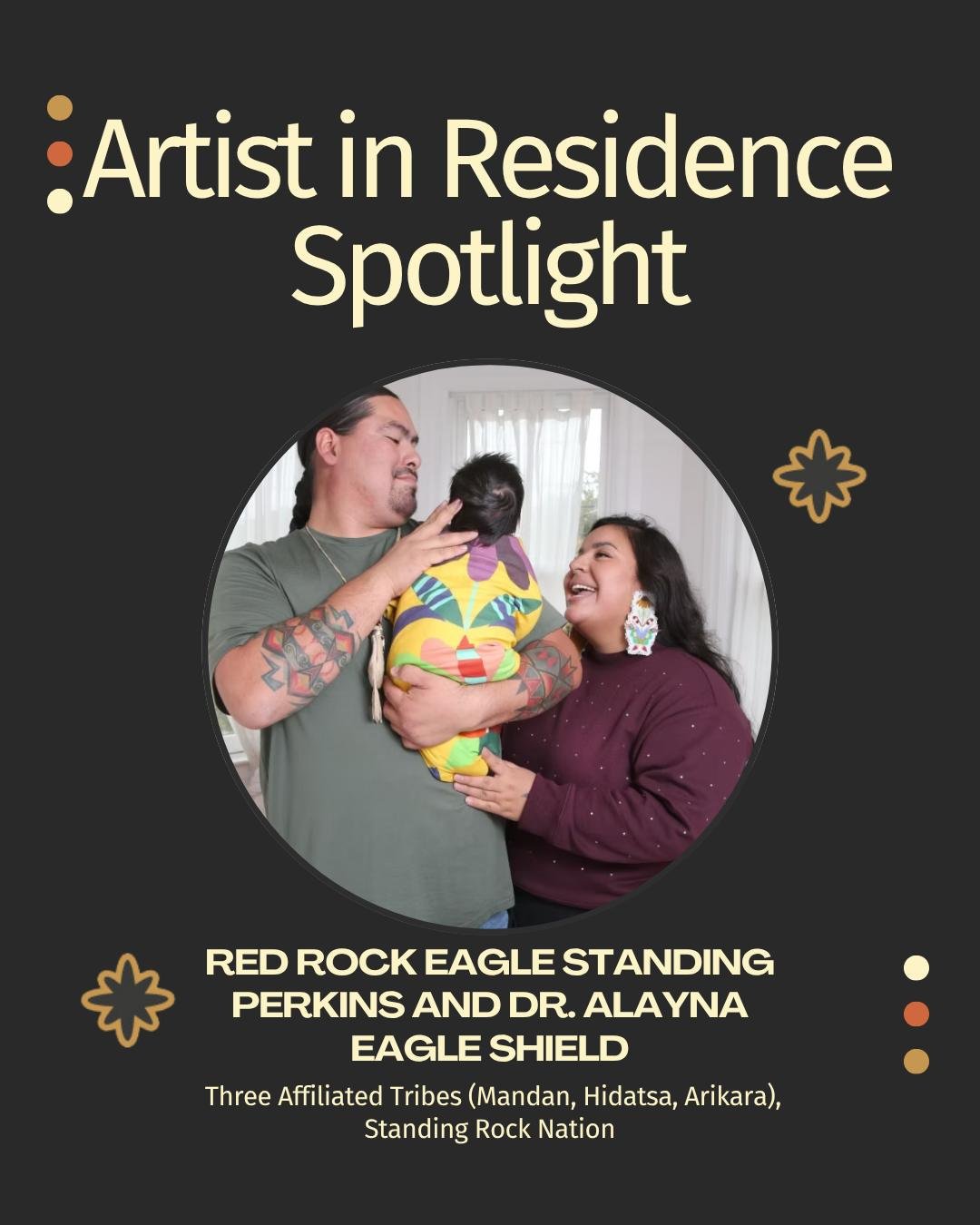 Meet Red Rock Eagle Standing Perkins &amp; Dr. Alayna Eagle Shield! 

This inspiring couple has dedicated their lives to strengthening community, land, and tradition through their work, teachings, and ongoing efforts in cultural revitalization. Red R