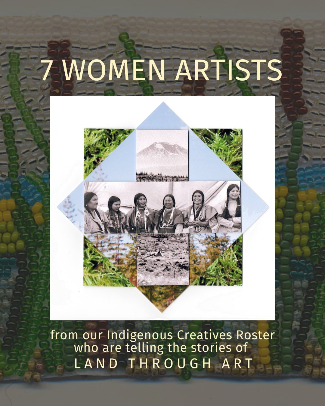 While rematriating the land is a large part of our mission and we spend a lot of time on the land here, our main focus at Indigenous Creatives Collective is art. However, art and land often intersect in our communities through our deep-rooted connect