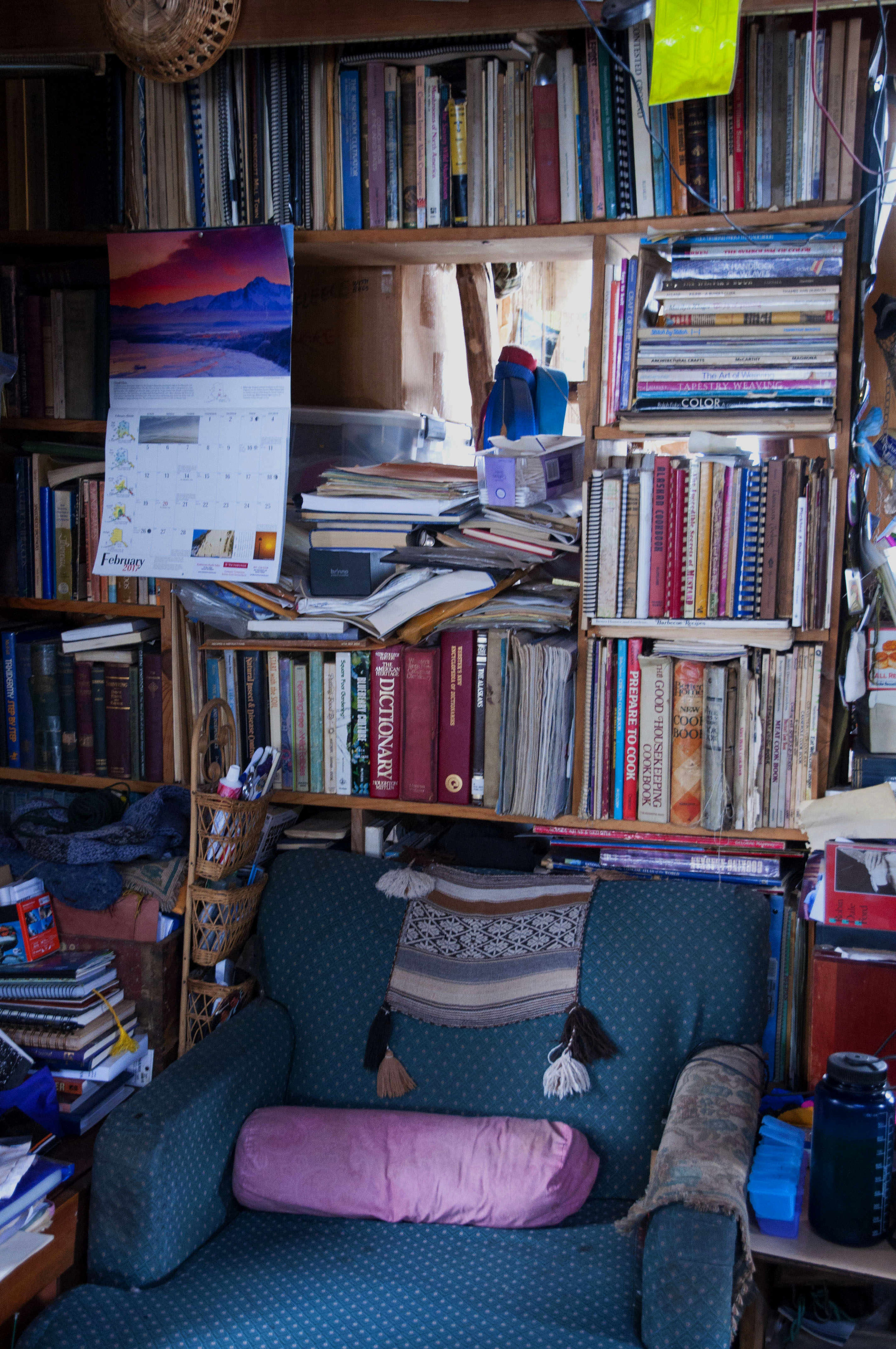 Mark Vail's reading nook