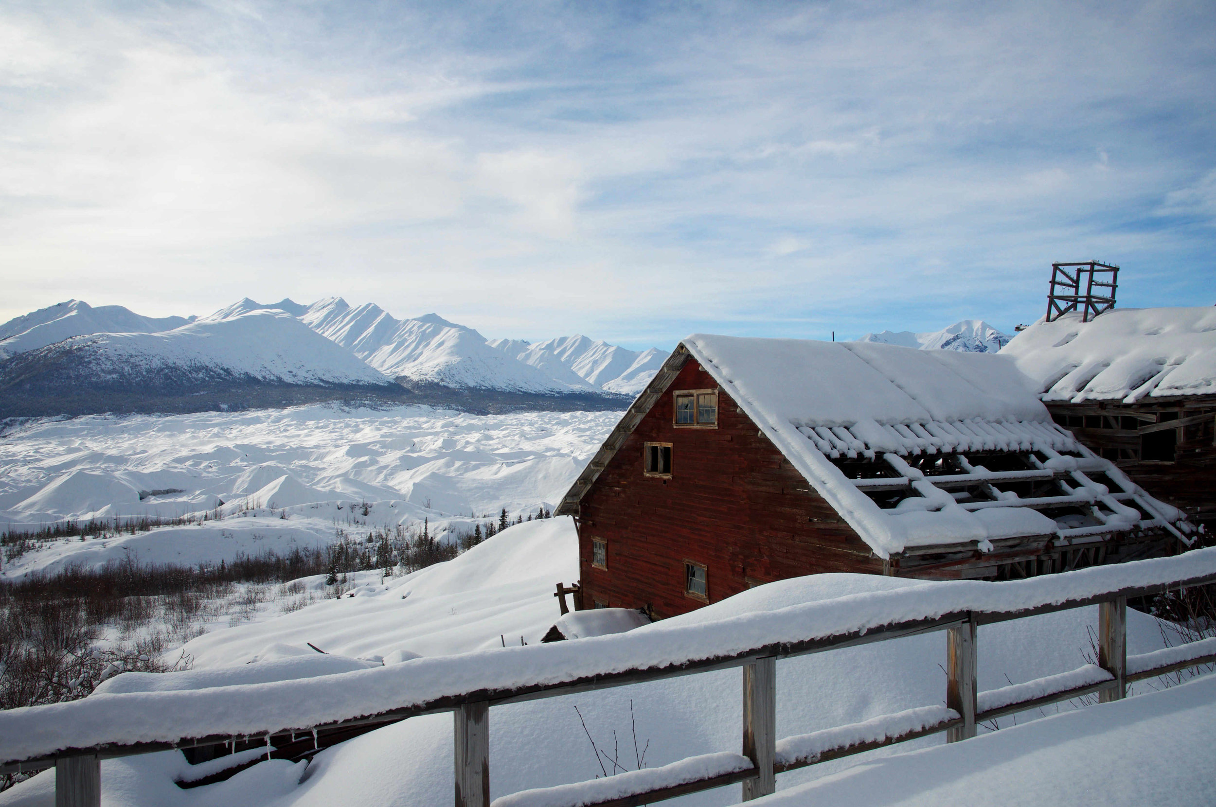 The historic buildings in Kennicott