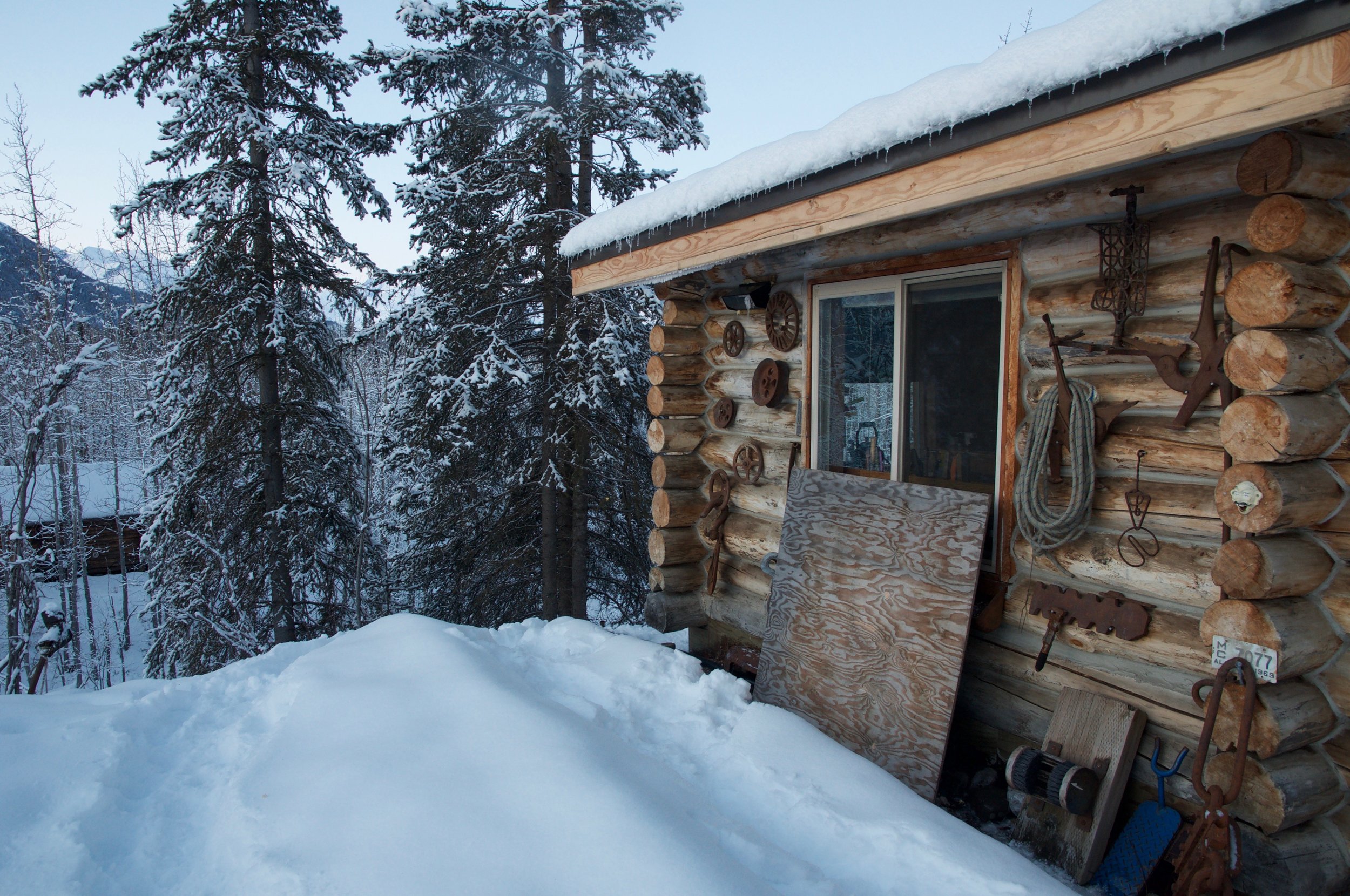 Malcom Vance's log cabin