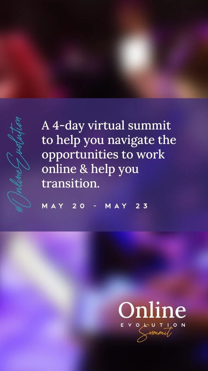 Join Me at the Online Evolution Summit