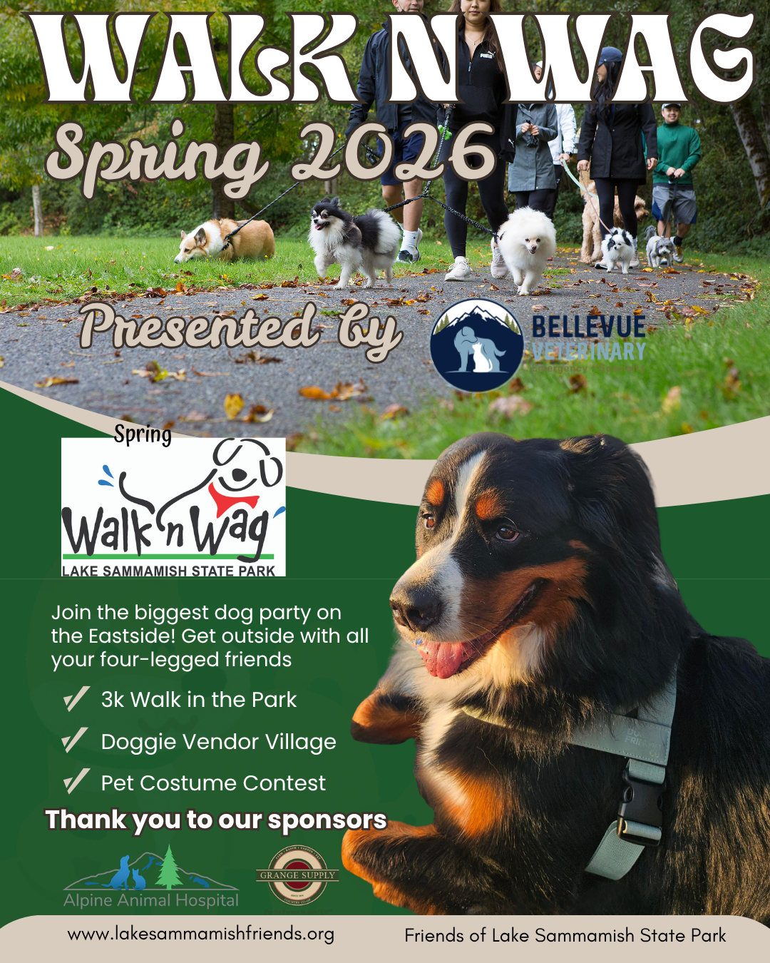 Walk ‘n Wag Coming Back to the Park May 9th