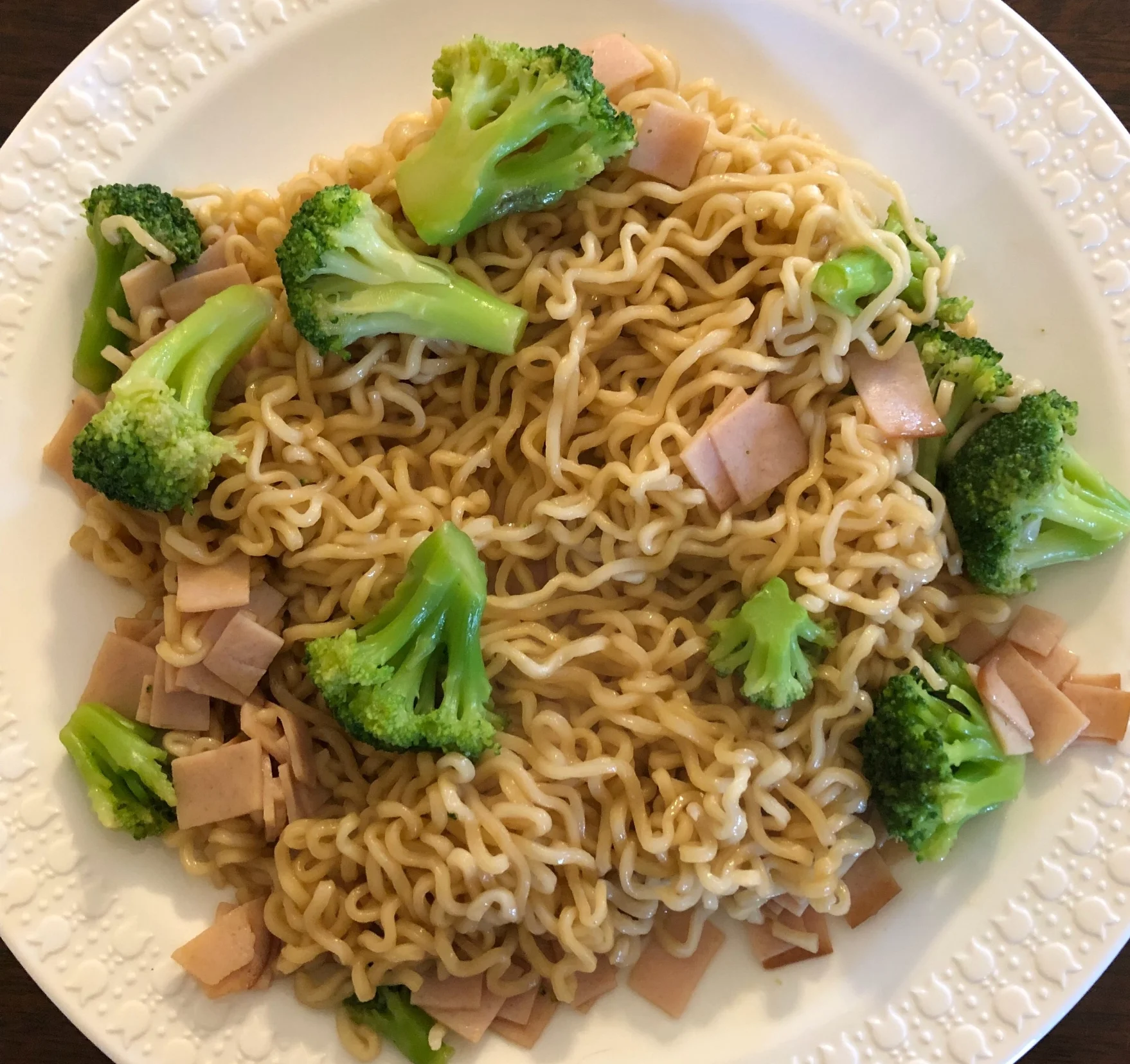 Ham ‘N’ Noodle Toss 