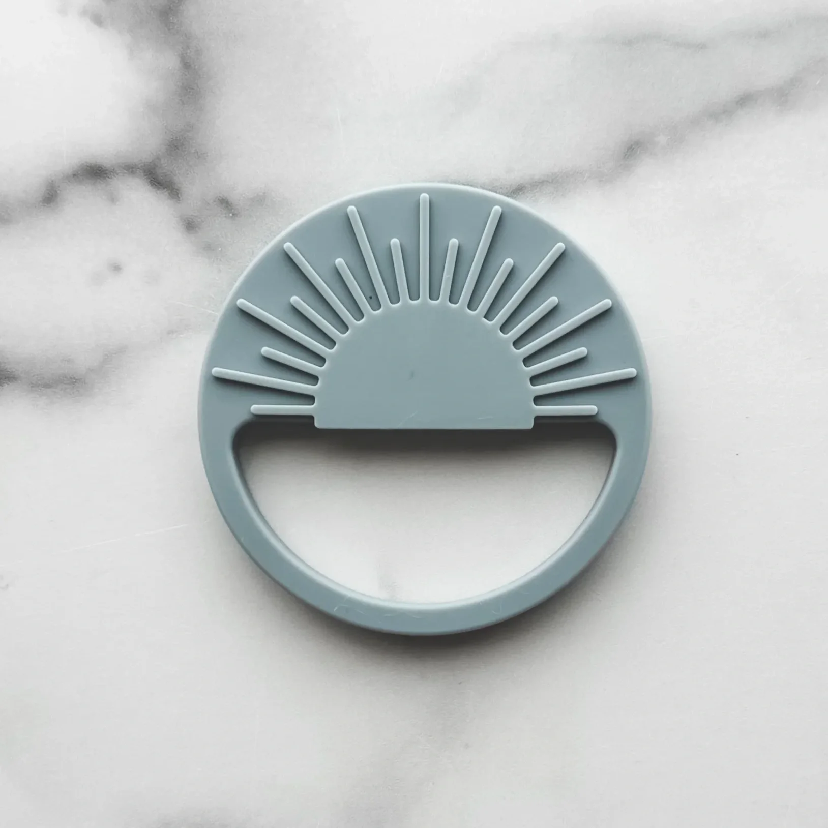 Blue Silicone Sun Teether