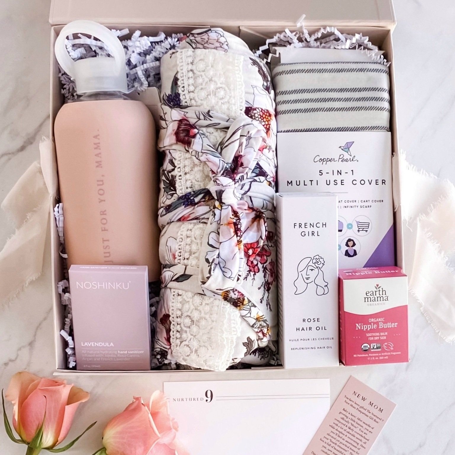 The Nitty Gritty Gift Box with Postpartum Hygiene Essentials — NURTURED 9