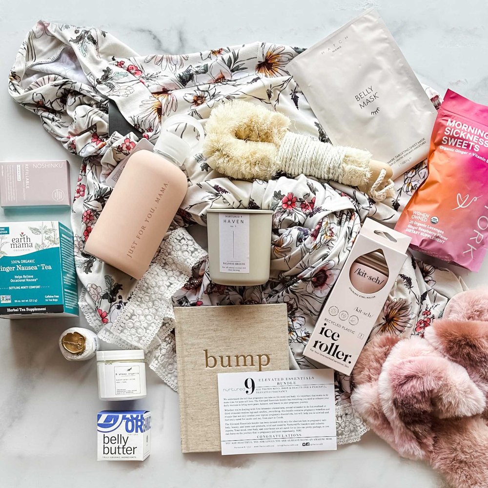 Pregnancy Essentials Bundle  Mom-to-Be Care Package — NURTURED 9