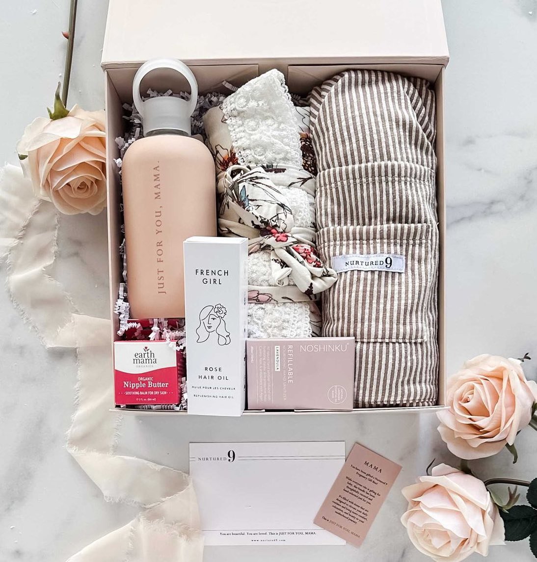 The Replenish and Restore New Mom/Postpartum Gift Box is a care package for moms that has been thoughtfully curated to include an assortment of elevated yet practical items that are perfectly well suited for a new mom during her &ldquo;fourth trimest
